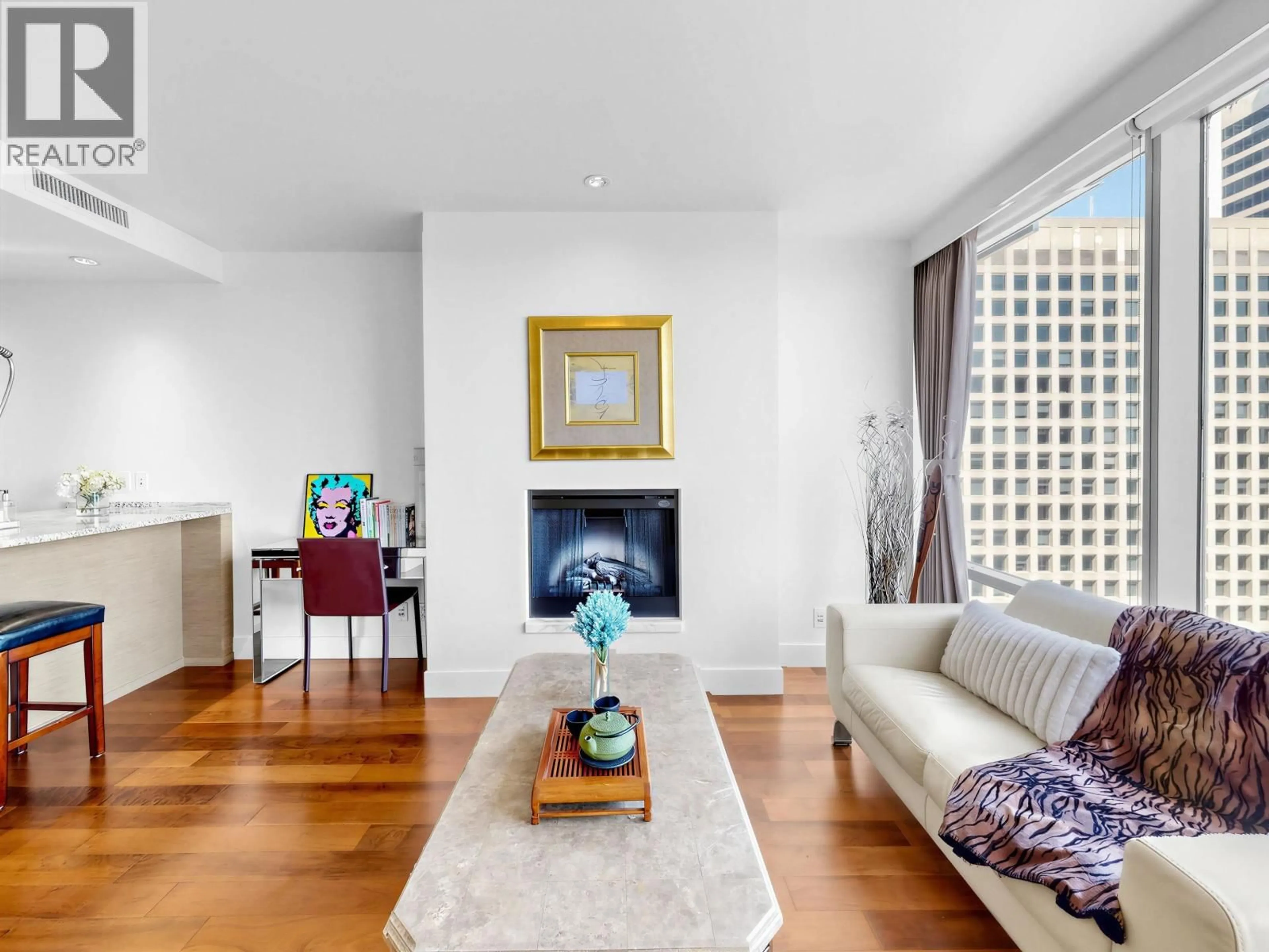 Living room with furniture, unknown for 2407 - 1111 ALBERNI STREET, Vancouver British Columbia V6E4V2