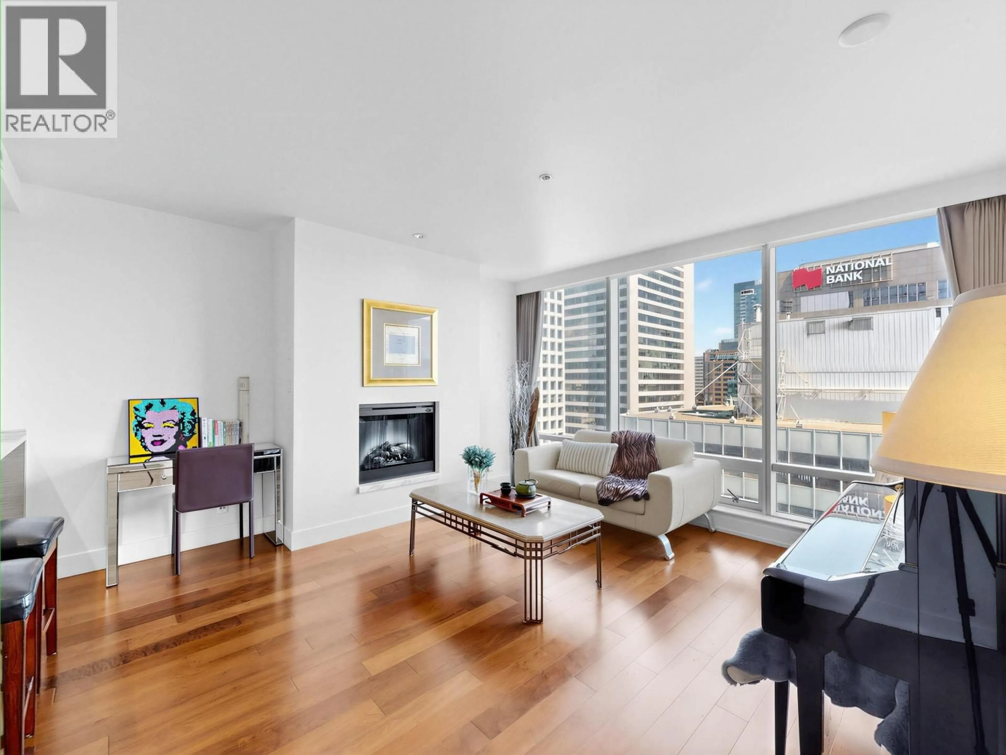 Living room with furniture, unknown for 2407 - 1111 ALBERNI STREET, Vancouver British Columbia V6E4V2
