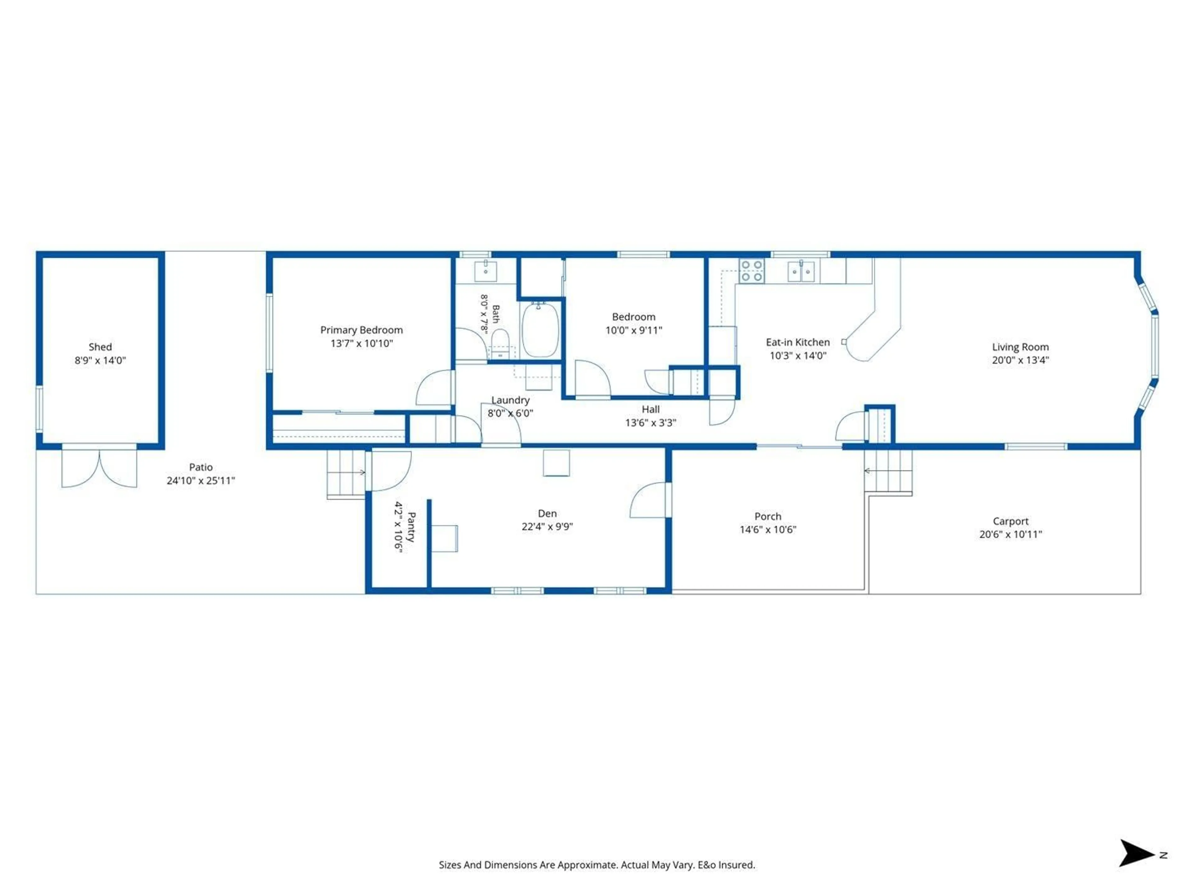 Floor plan for 217 - 27111 0 AVENUE, Langley British Columbia V4W2T5