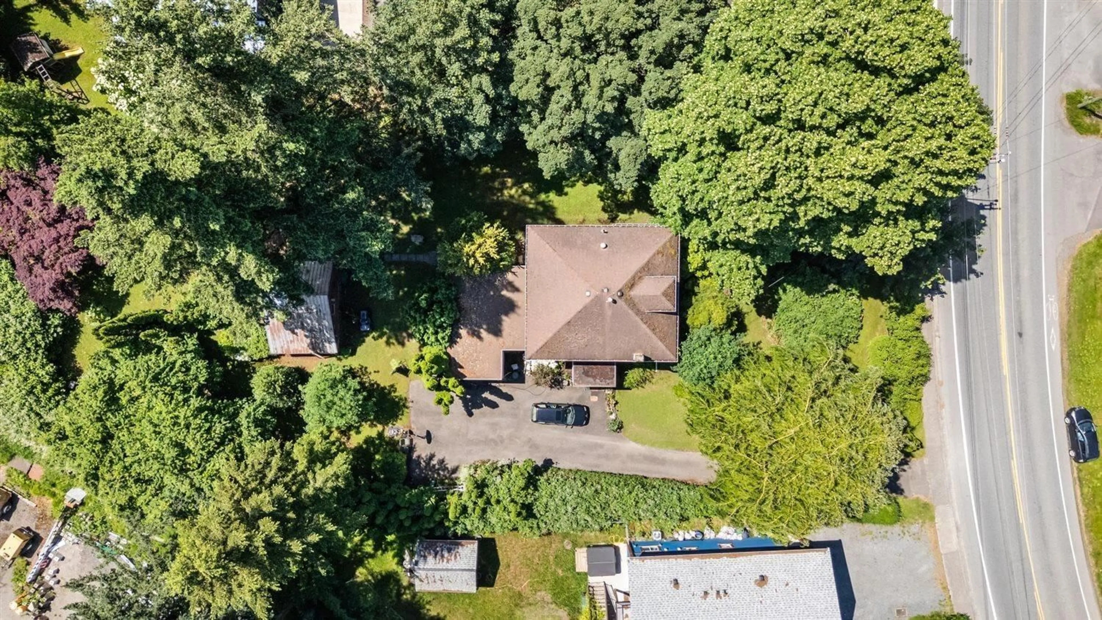 A pic from outside/outdoor area/front of a property/back of a property/a pic from drone, street for 51098 YALE ROAD, Rosedale British Columbia V0X1X2