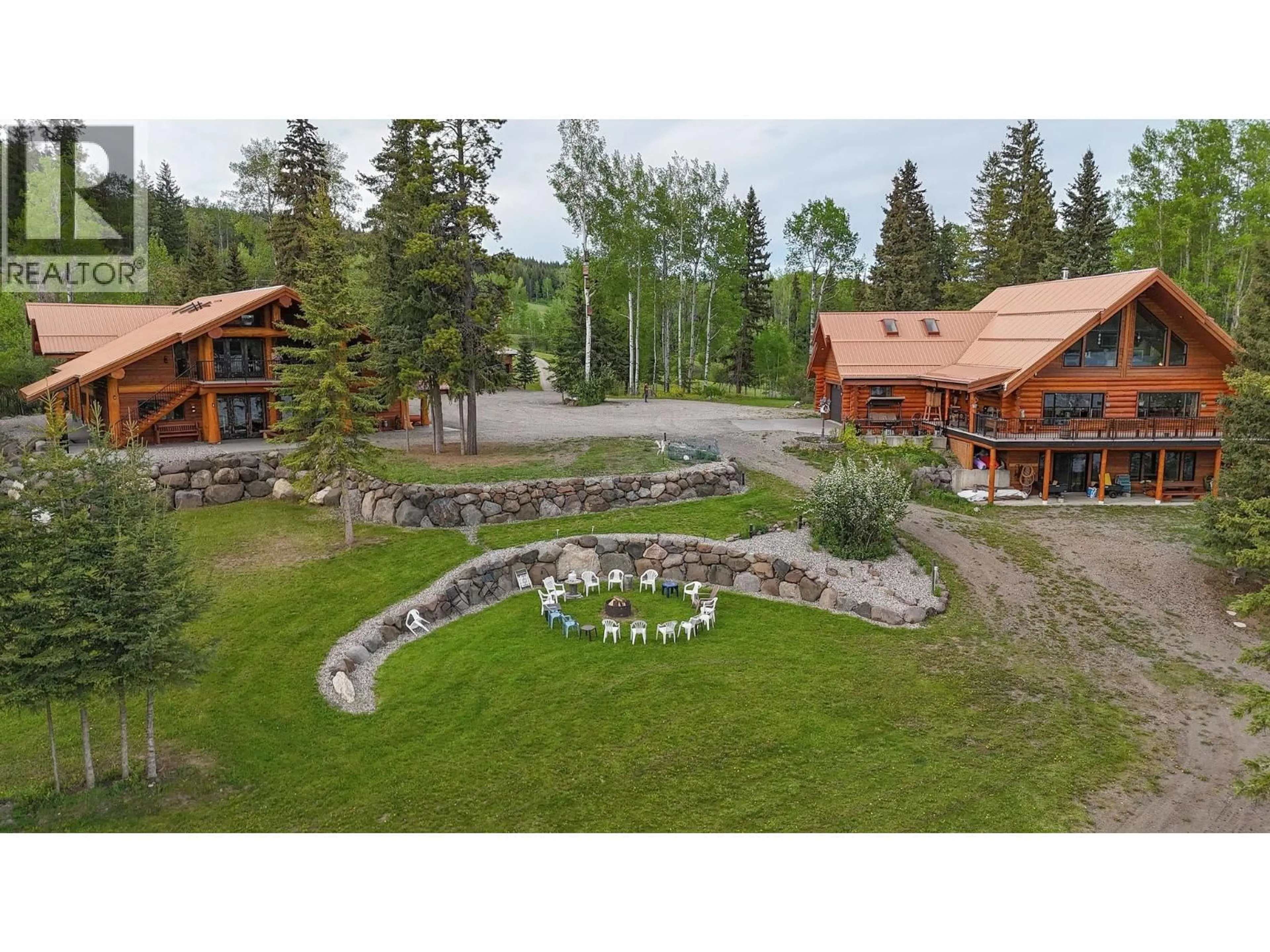 A pic from outside/outdoor area/front of a property/back of a property/a pic from drone, mountain view for 3754 HORSEFLY ROAD, Horsefly British Columbia V0K2G0