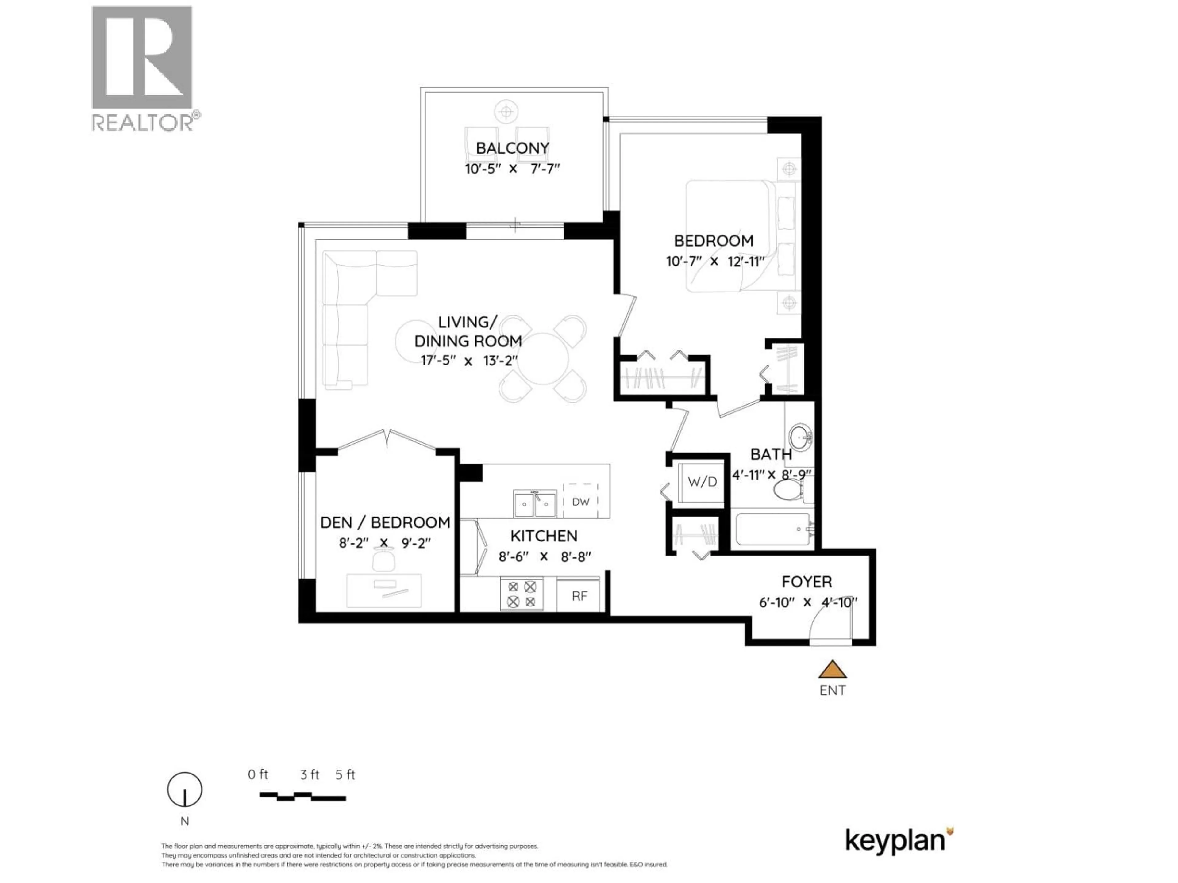 Floor plan for 2805 - 2980 ATLANTIC AVENUE, Coquitlam British Columbia V3B0G2
