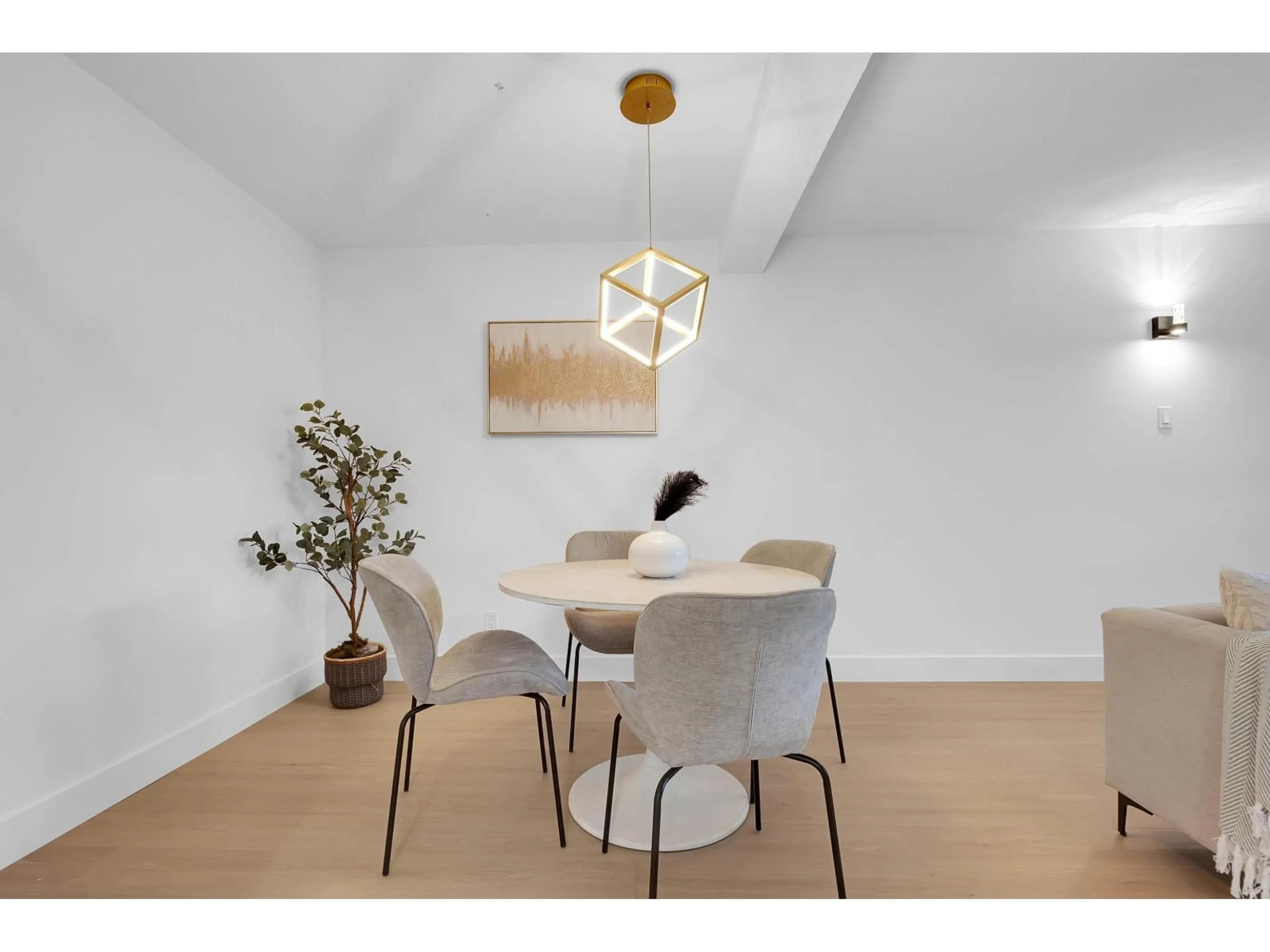 Dining room, wood/laminate floor for 219 - 5710 201 STREET, Langley British Columbia V3A8A8