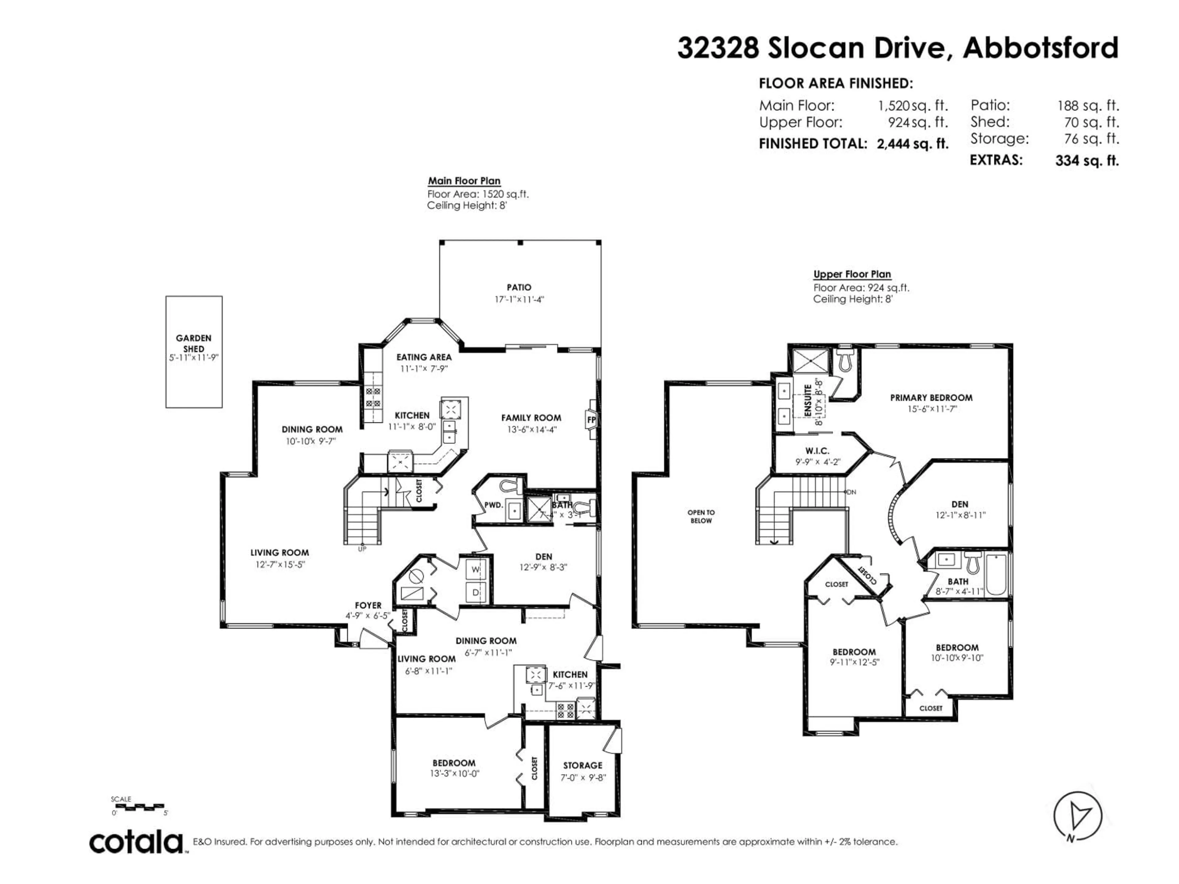 Floor plan for 32328 SLOCAN DRIVE, Abbotsford British Columbia V2T5C9