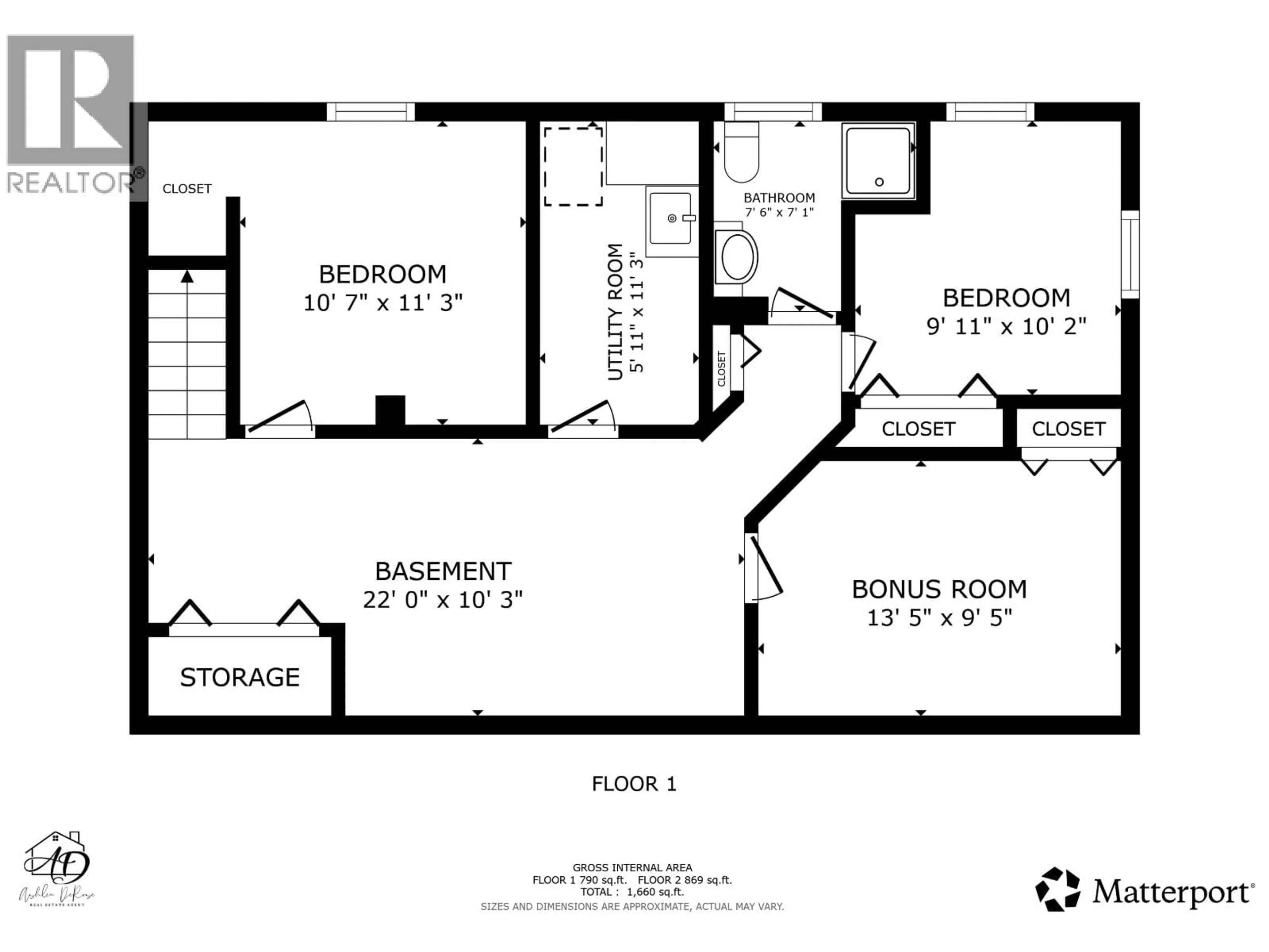 Floor plan for 11023 PEACE RIVER ROAD, Fort St. John British Columbia V1J2S8
