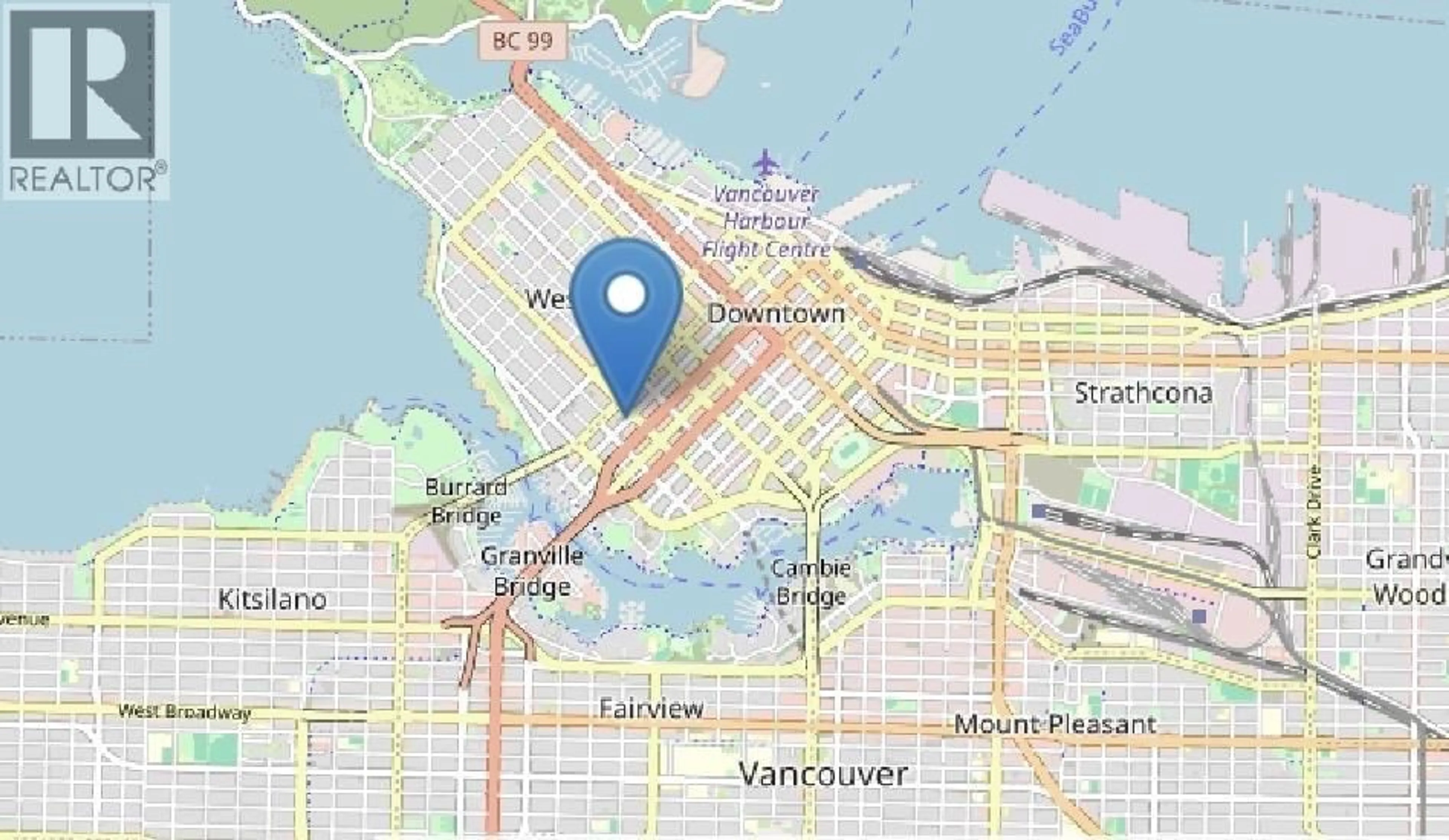Picture of a map for 1506 - 1277 HORNBY STREET, Vancouver British Columbia V6Z1W2