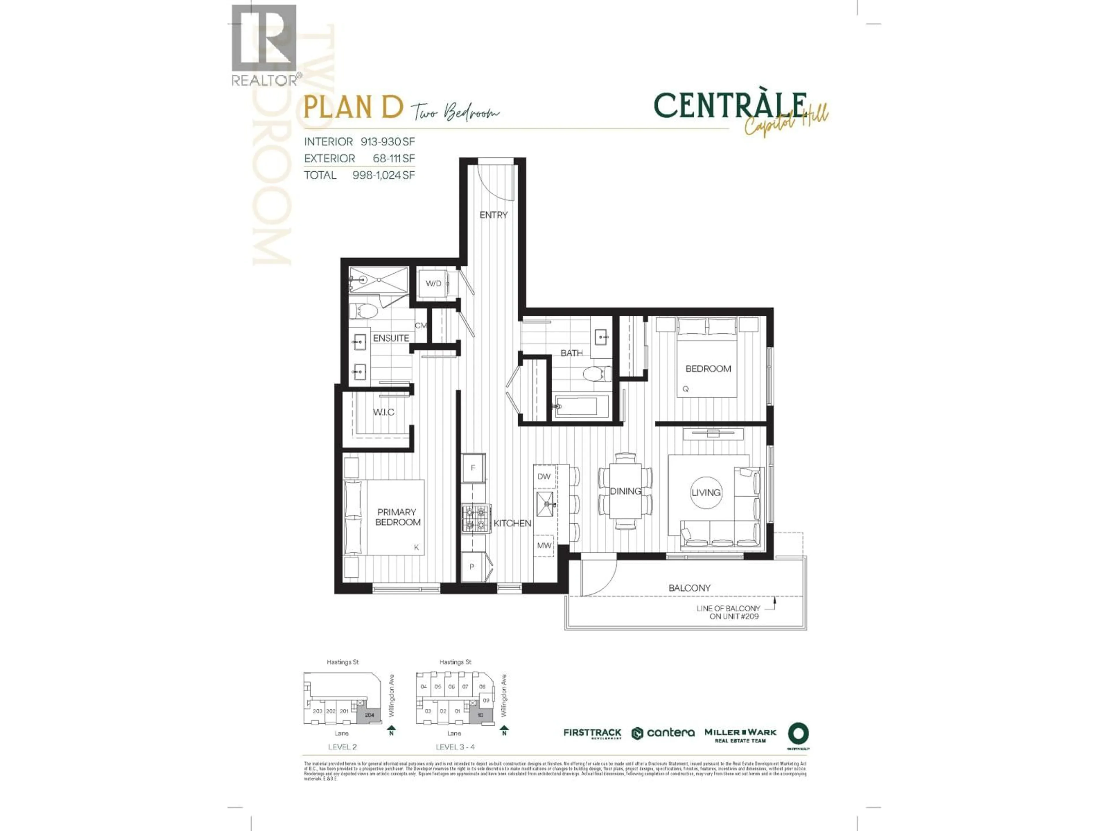 Floor plan for 410 - 4488 HASTINGS STREET, Burnaby British Columbia V0V0V0