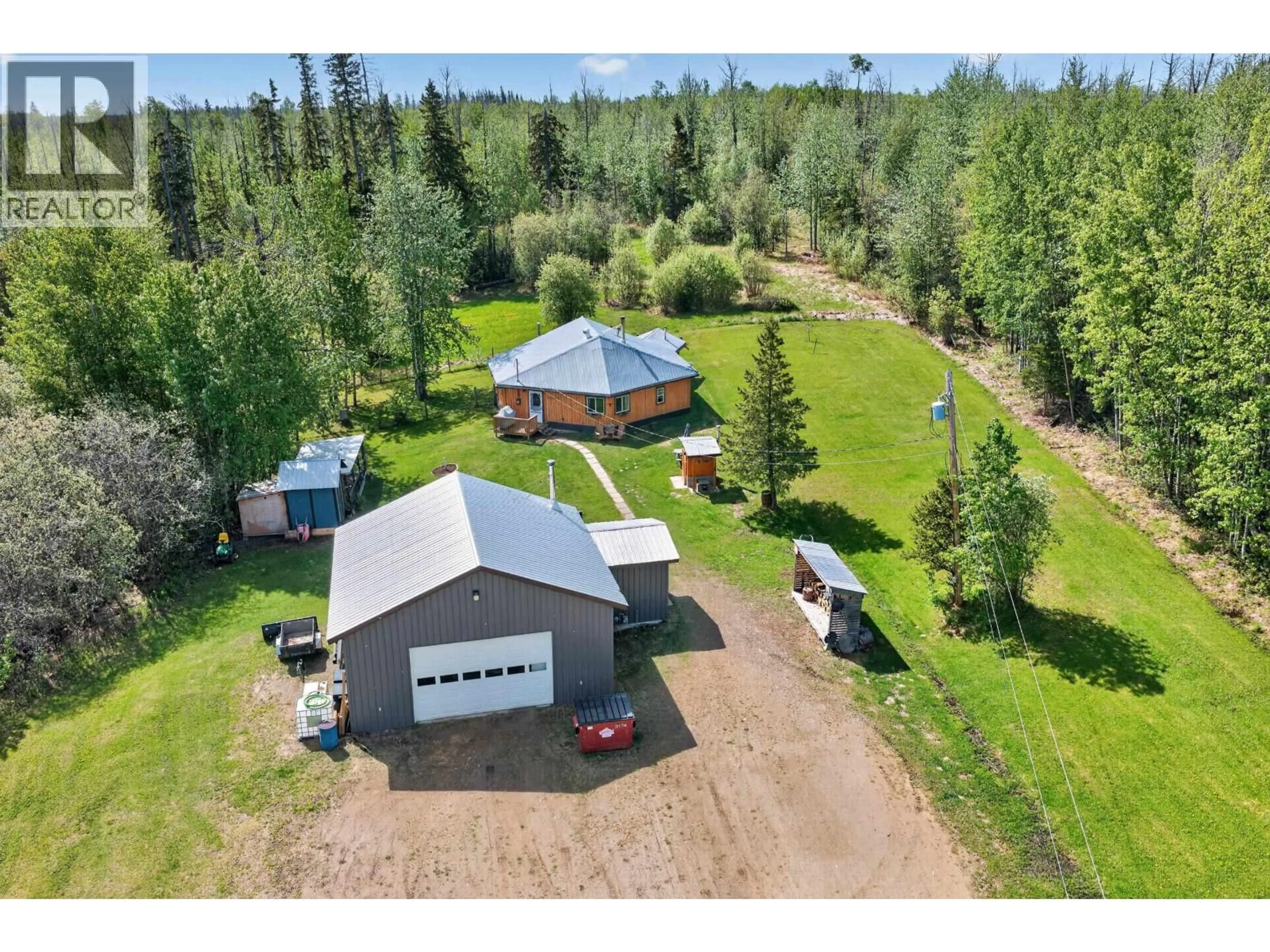 A pic from outside/outdoor area/front of a property/back of a property/a pic from drone, unknown for 14672 COFFEE CREEK SUBDIVISION, Fort St. John British Columbia V1J8L9