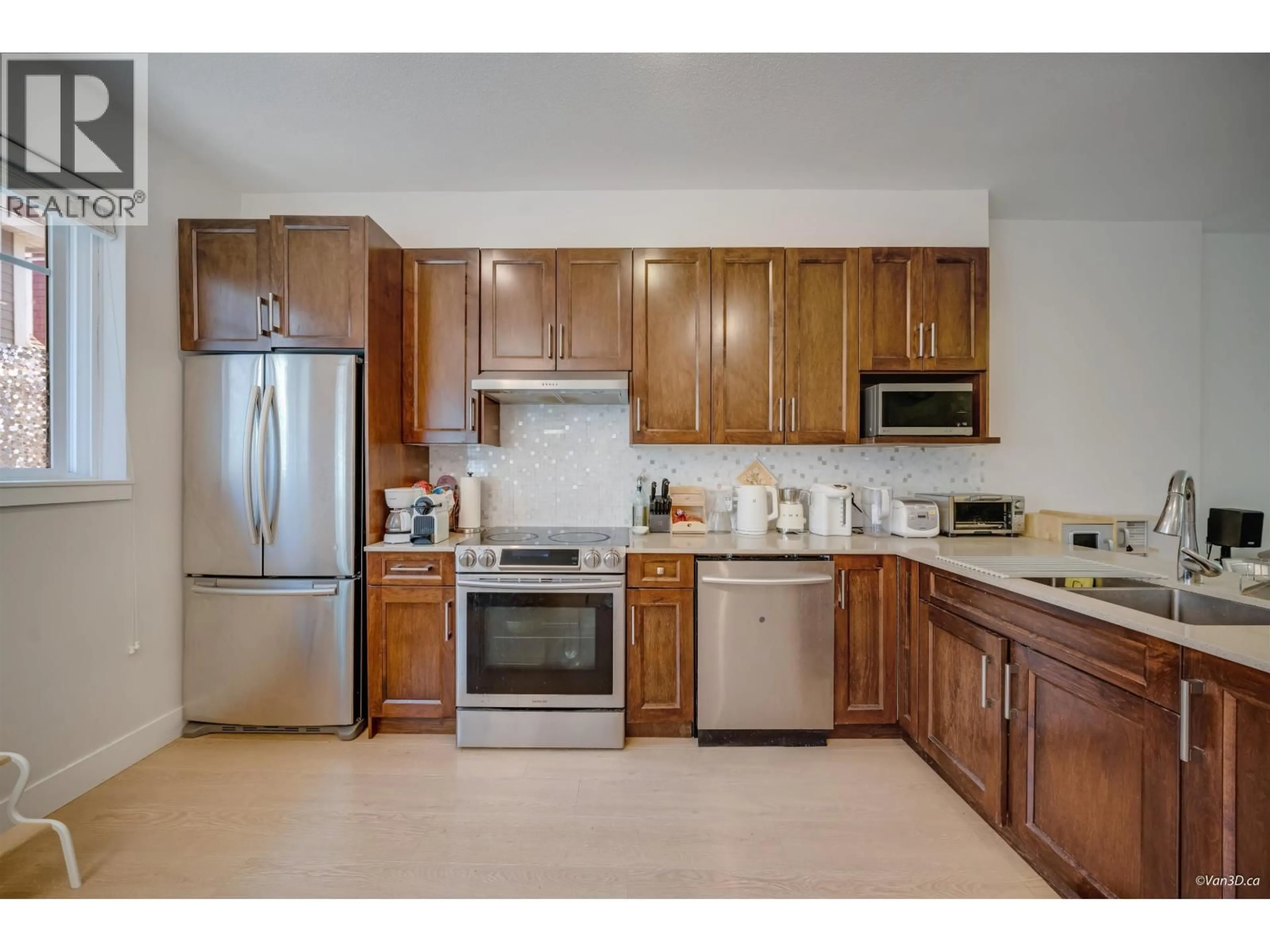 Standard kitchen, ceramic/tile floor for 2 - 9780 GENERAL CURRIE ROAD, Richmond British Columbia V6Y0J9