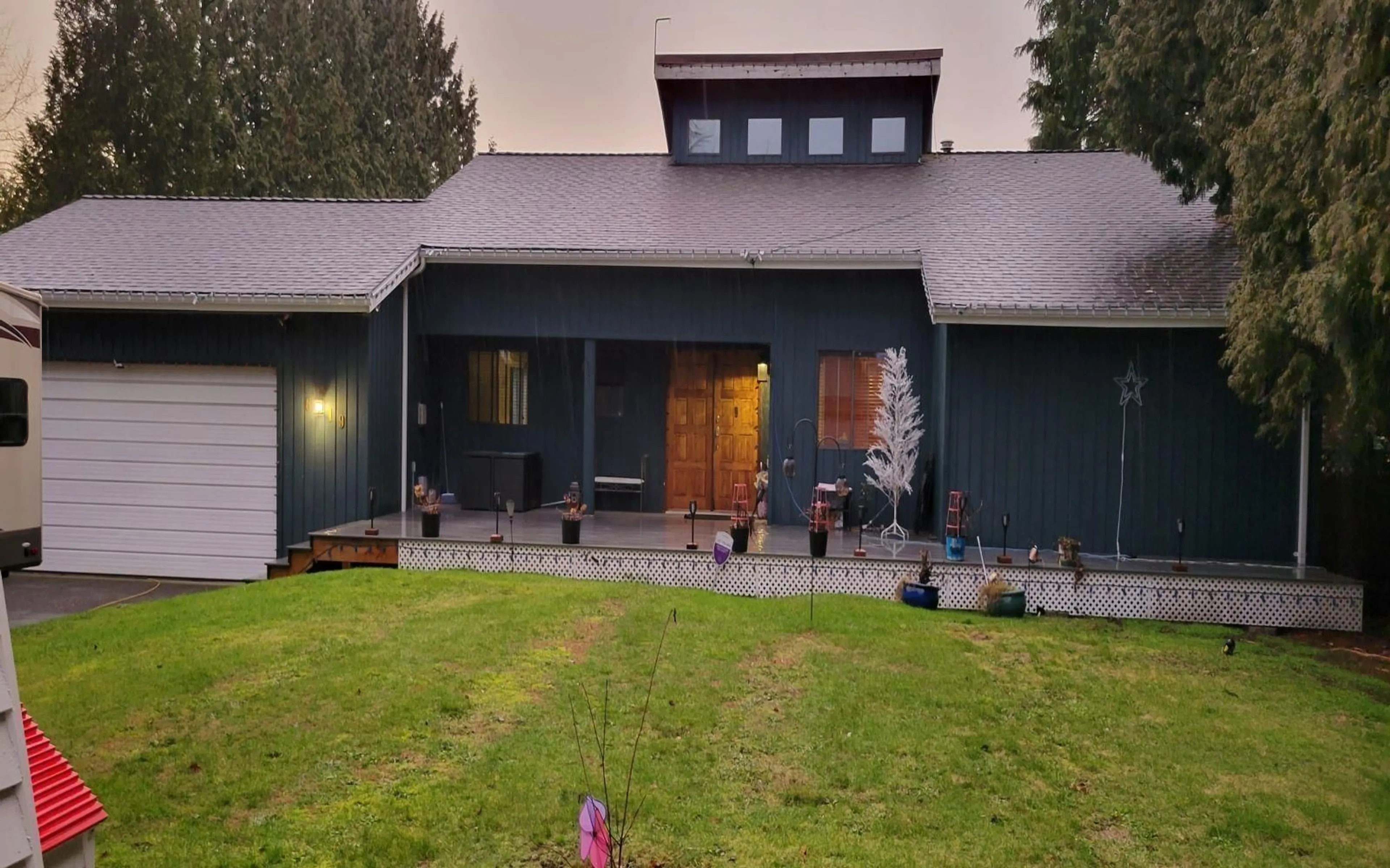 A pic from outside/outdoor area/front of a property/back of a property/a pic from drone, mountain view for 6019 188 STREET, Surrey British Columbia V3S8K8