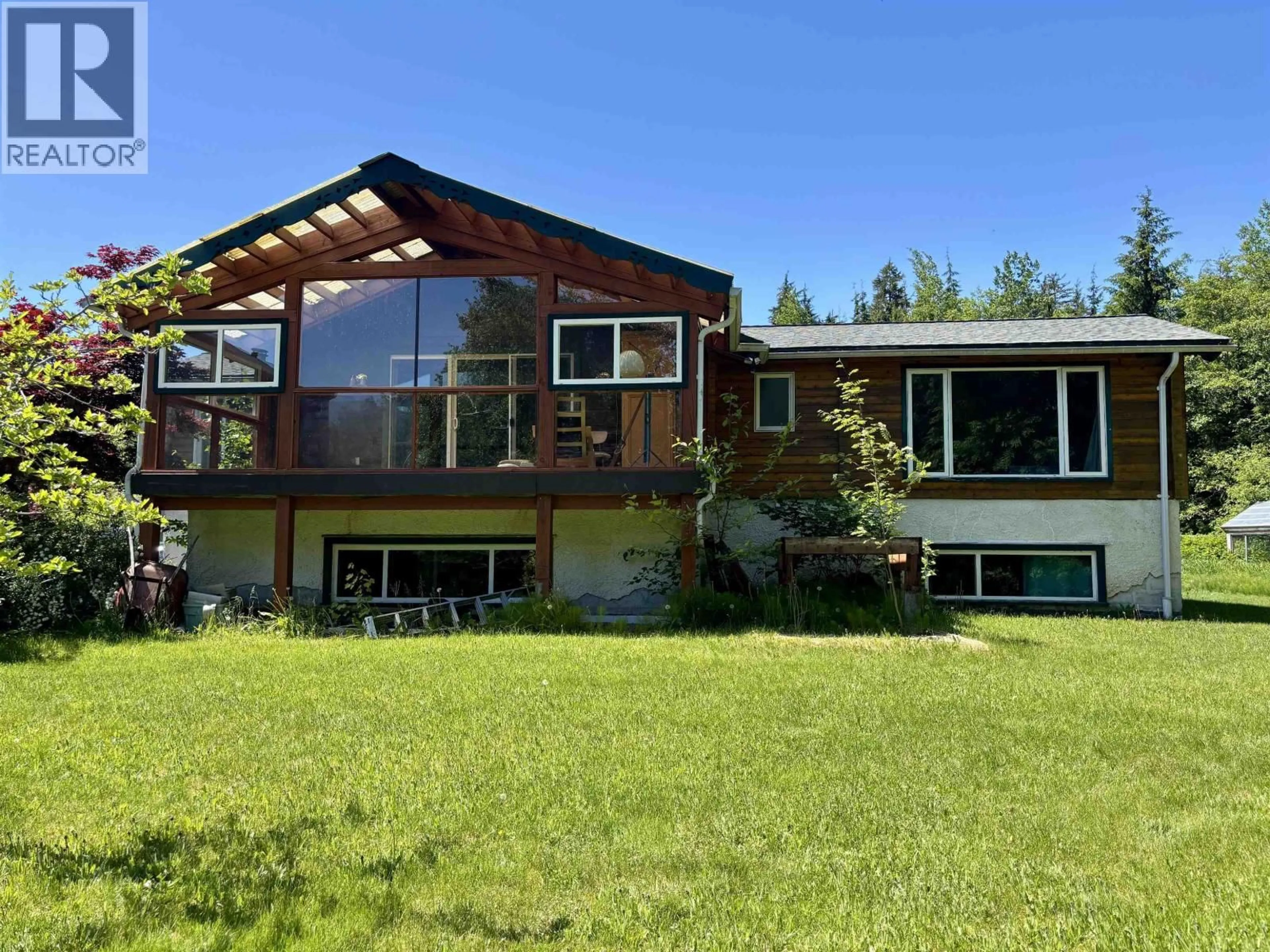 A pic from outside/outdoor area/front of a property/back of a property/a pic from drone, mountain view for 41 AMOS STREET, Kitimat British Columbia V8C1A5