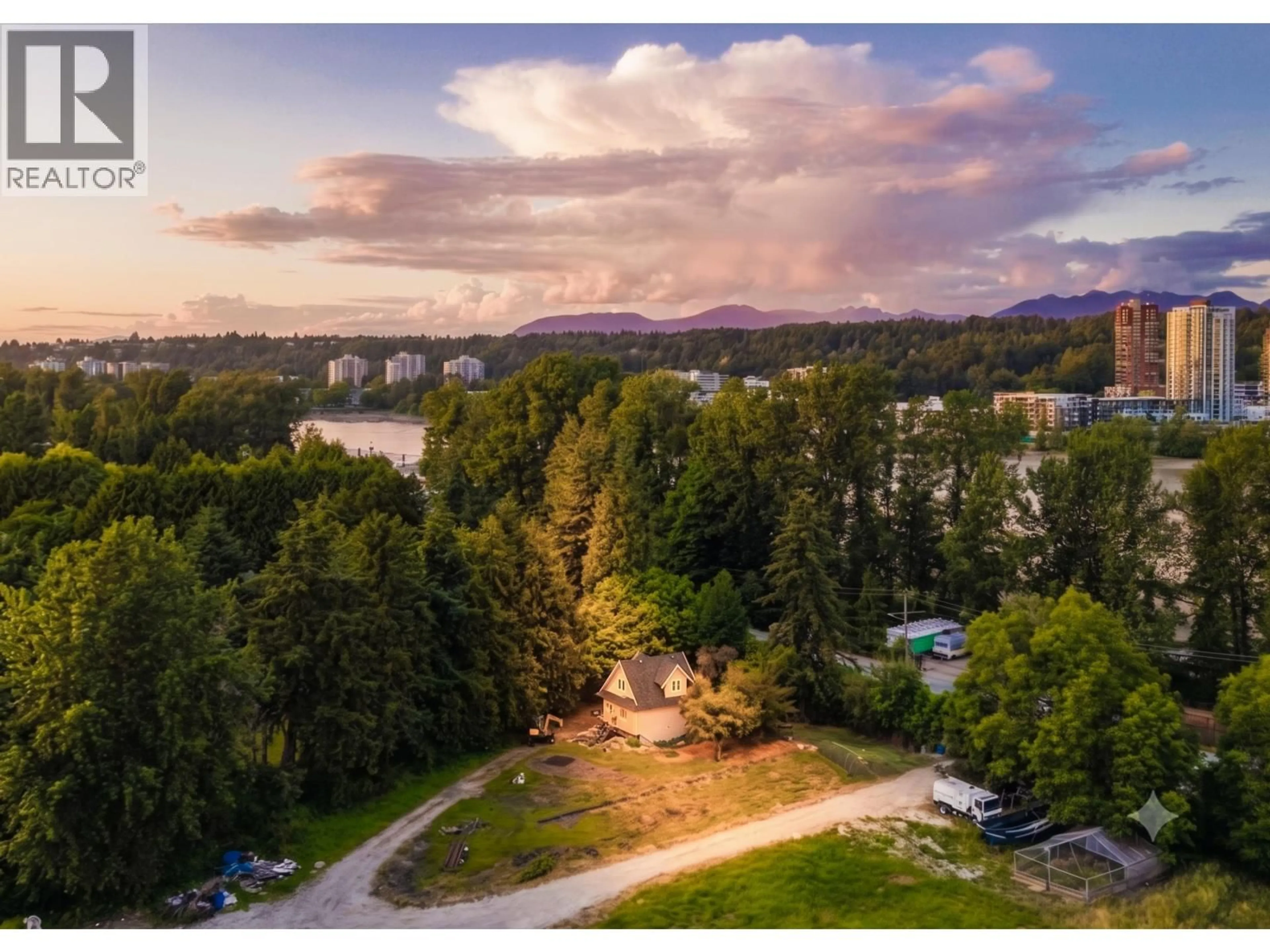 A pic from outside/outdoor area/front of a property/back of a property/a pic from drone, water/lake/river/ocean view for 17260 RIVER ROAD, Richmond British Columbia V6V1L9