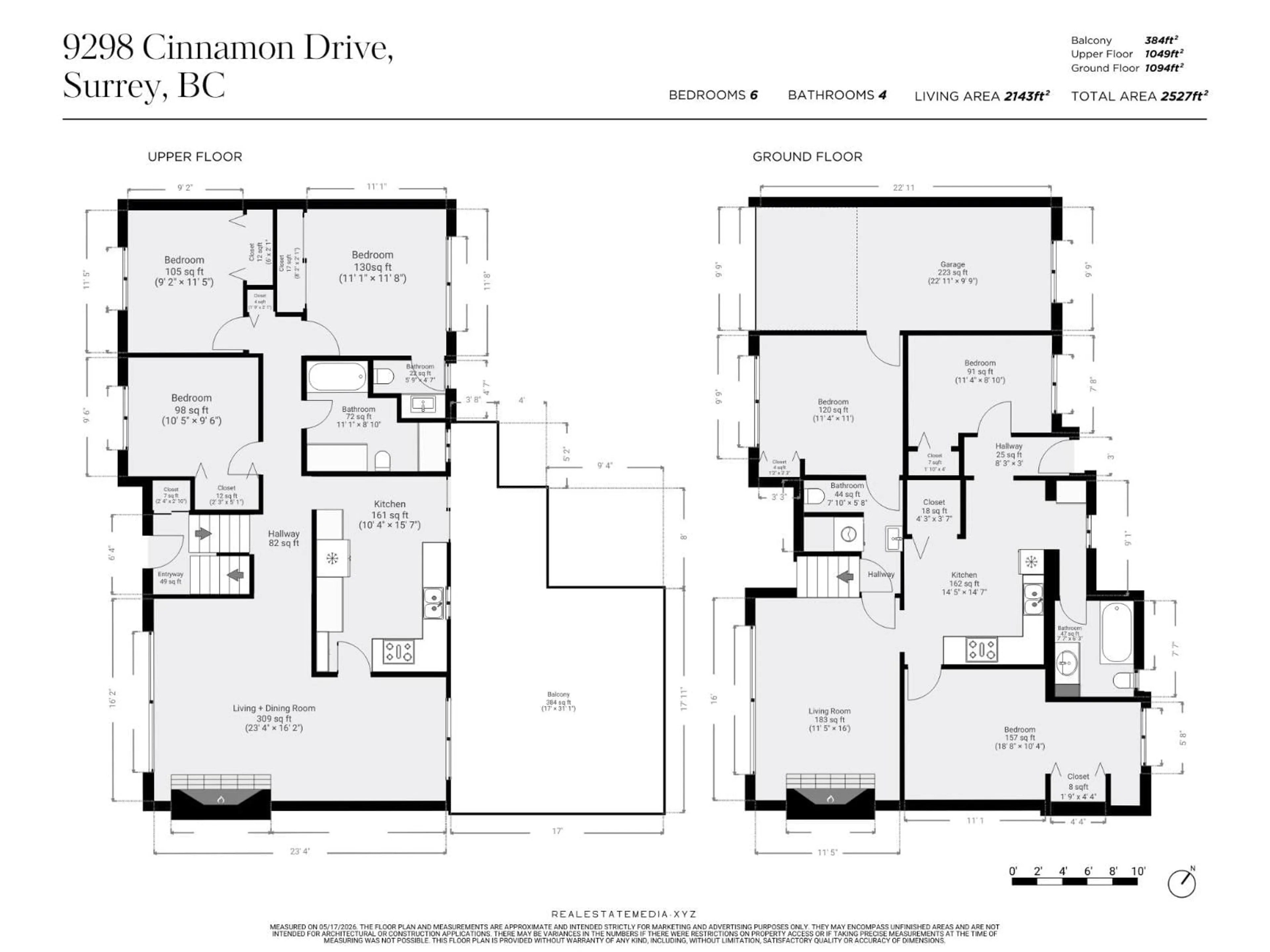 Floor plan for 9298 CINNAMON DRIVE, Surrey British Columbia V3V1V2