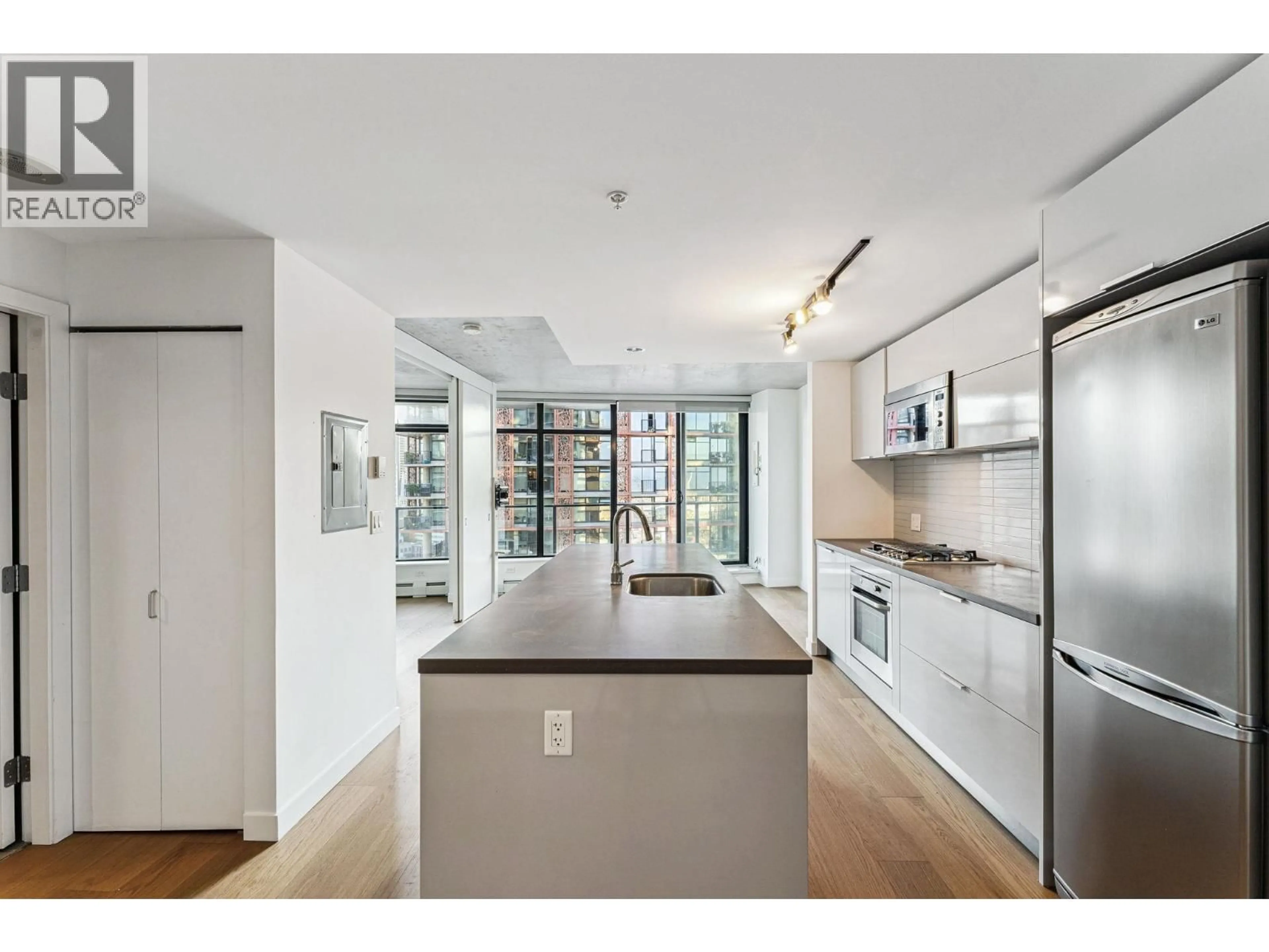 Open concept kitchen, unknown for 2408 - 108 CORDOVA STREET, Vancouver British Columbia V6B0G5