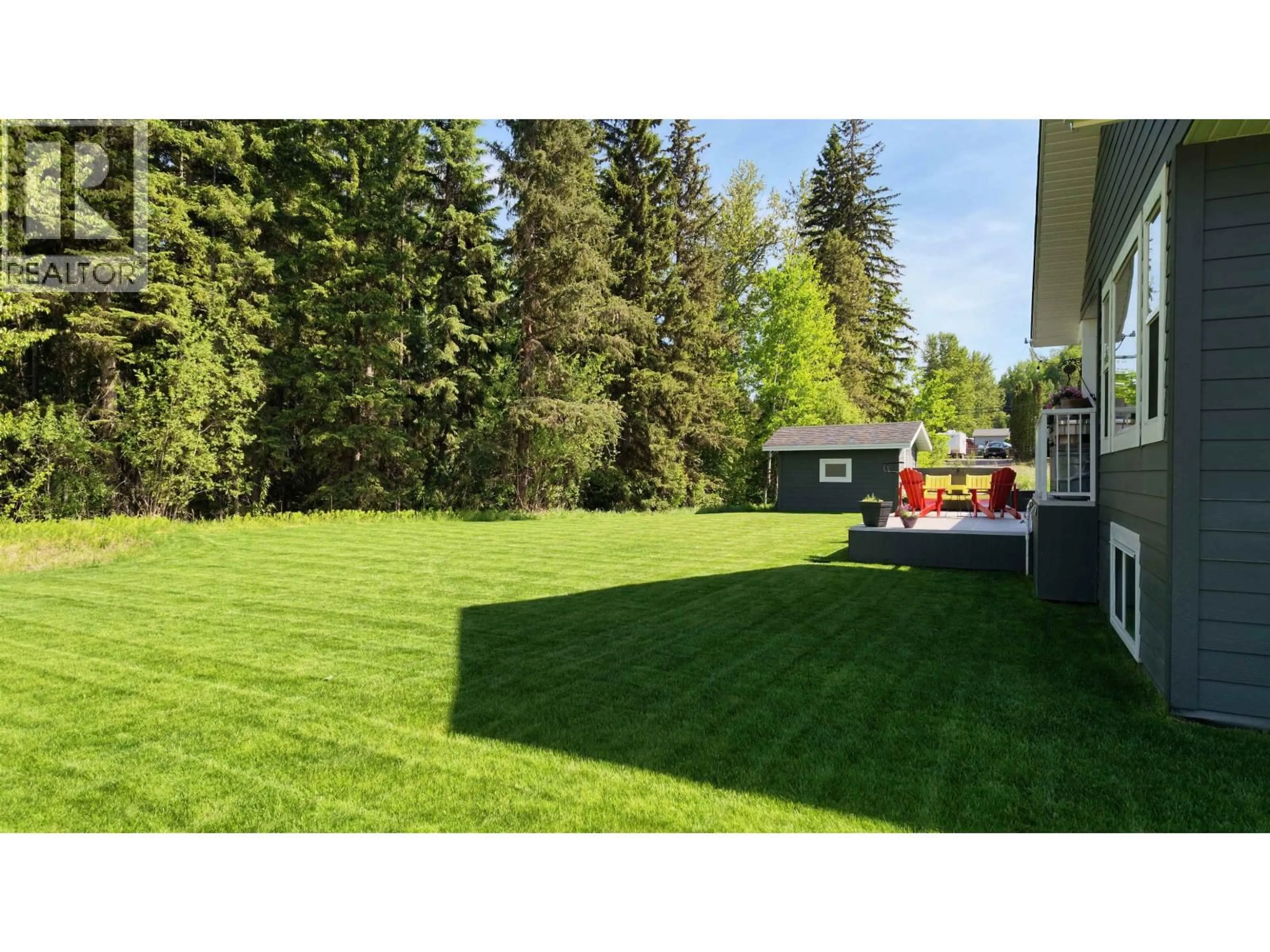 A pic from outside/outdoor area/front of a property/back of a property/a pic from drone, forest/trees view for 2216 MCTAVISH ROAD, Prince George British Columbia V2K5R5