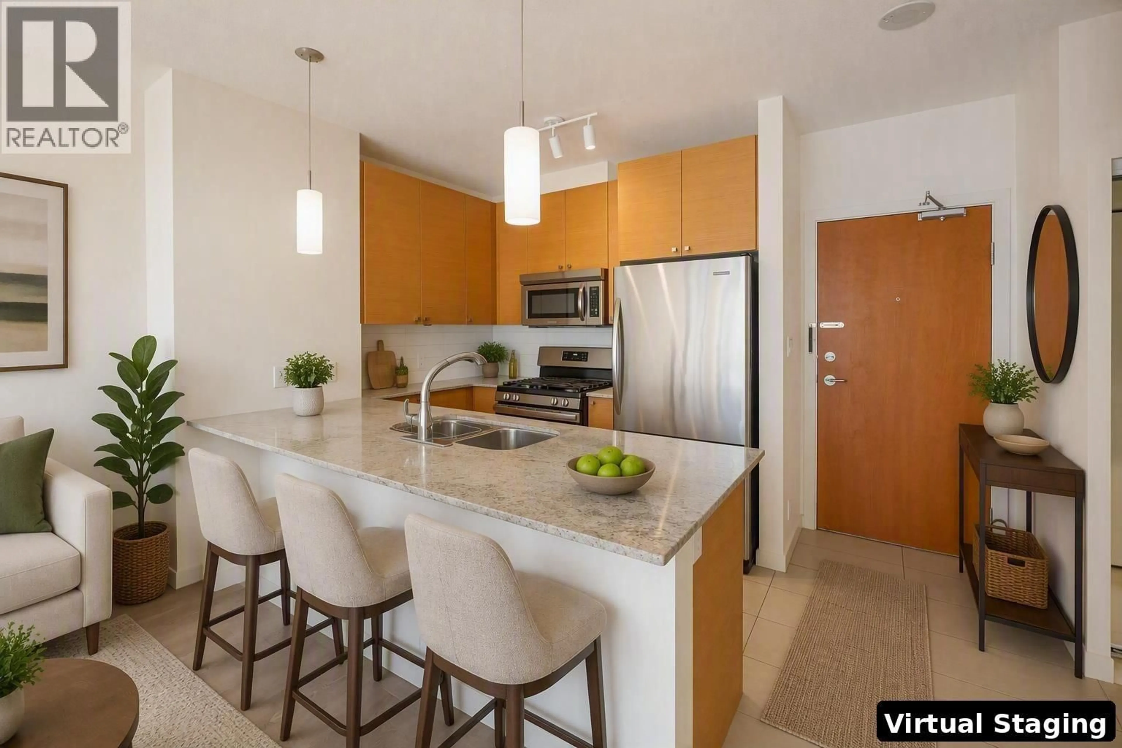 Open concept kitchen, unknown for 1103 - 110 BREW STREET, Port Moody British Columbia V3H0E4