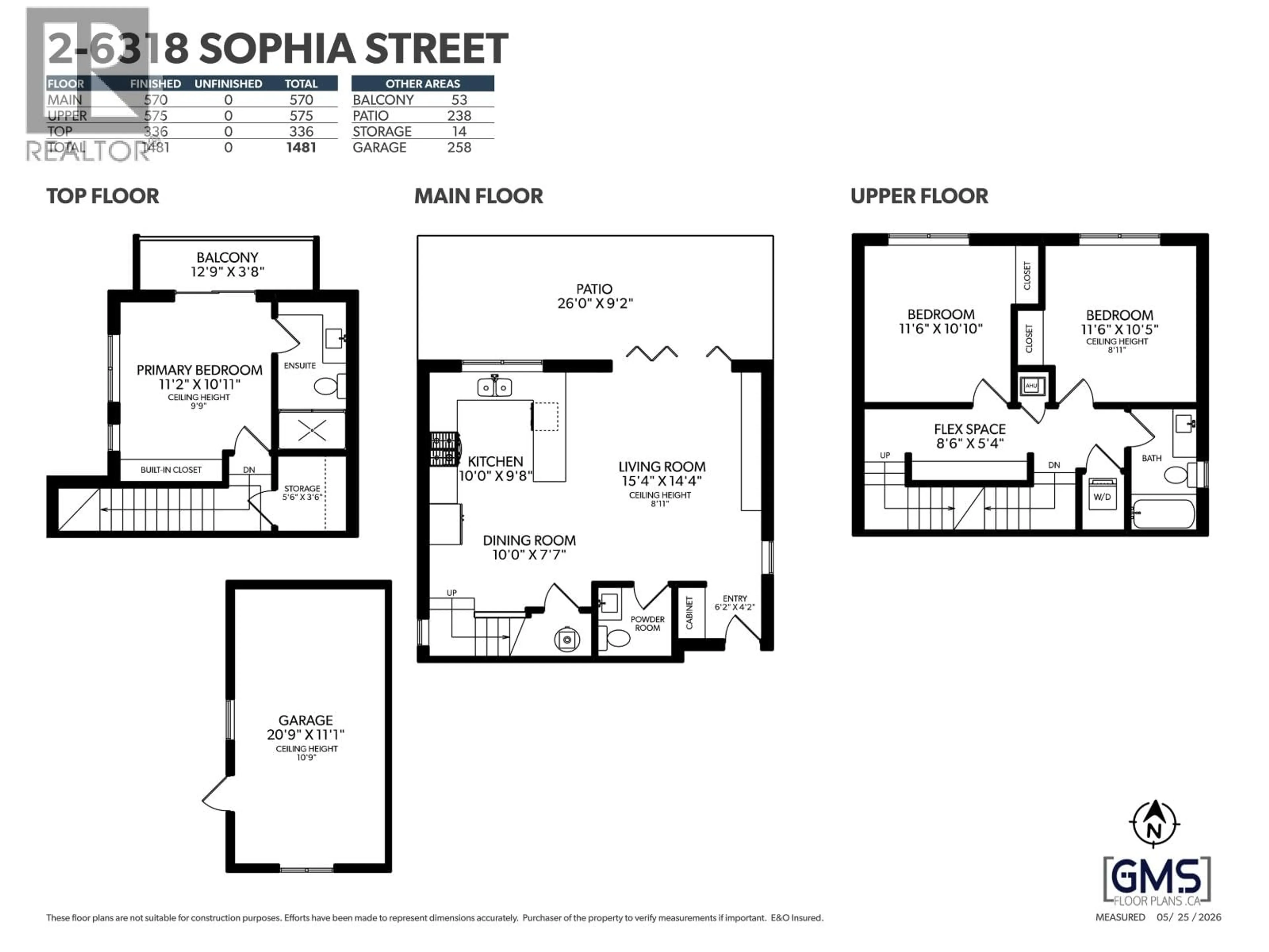 Floor plan for 2 - 6318 SOPHIA STREET, Vancouver British Columbia V5W2W6