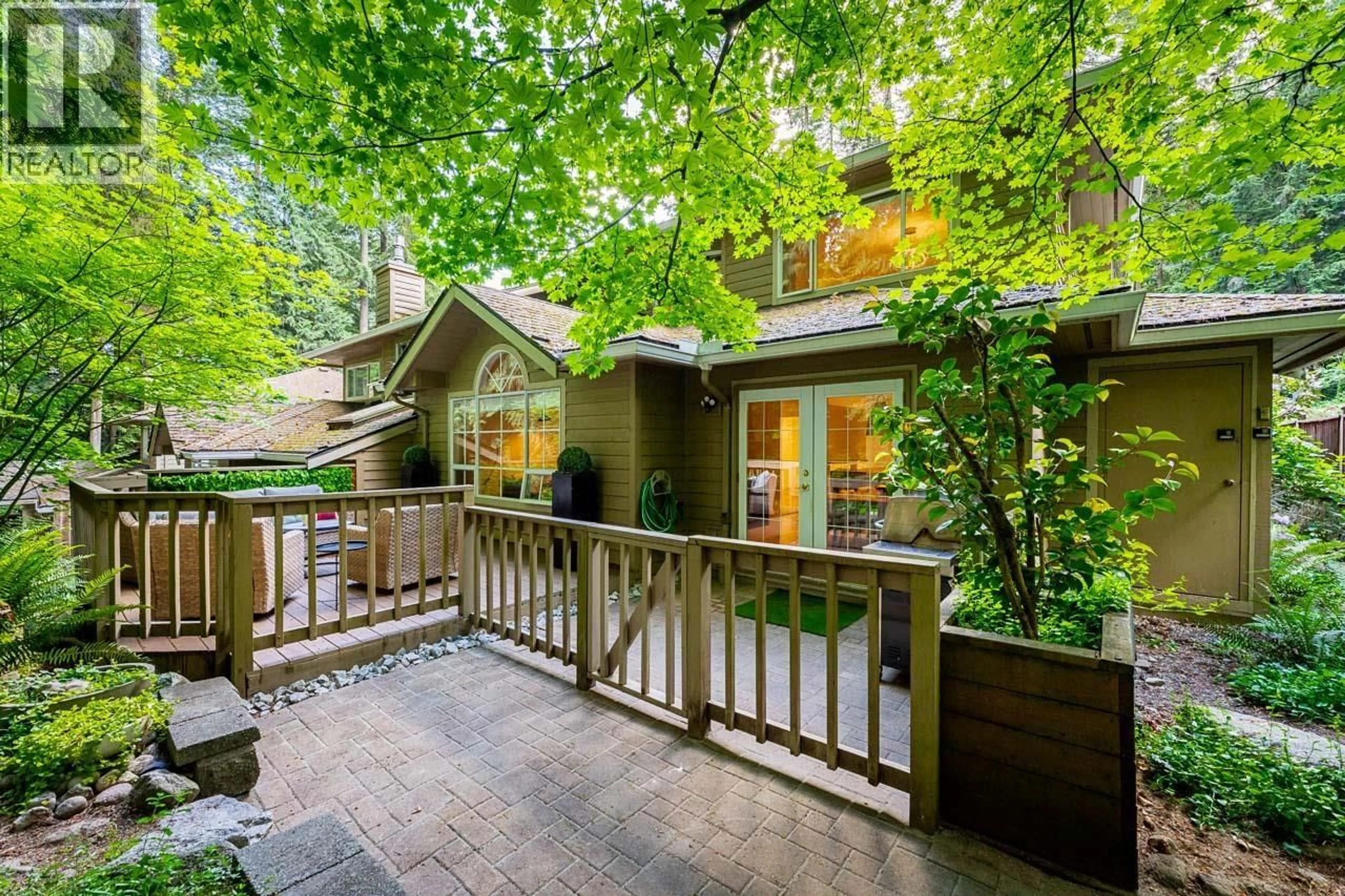 Patio, forest/trees view for 18 DEERWOOD PLACE, Port Moody British Columbia V3H4X7
