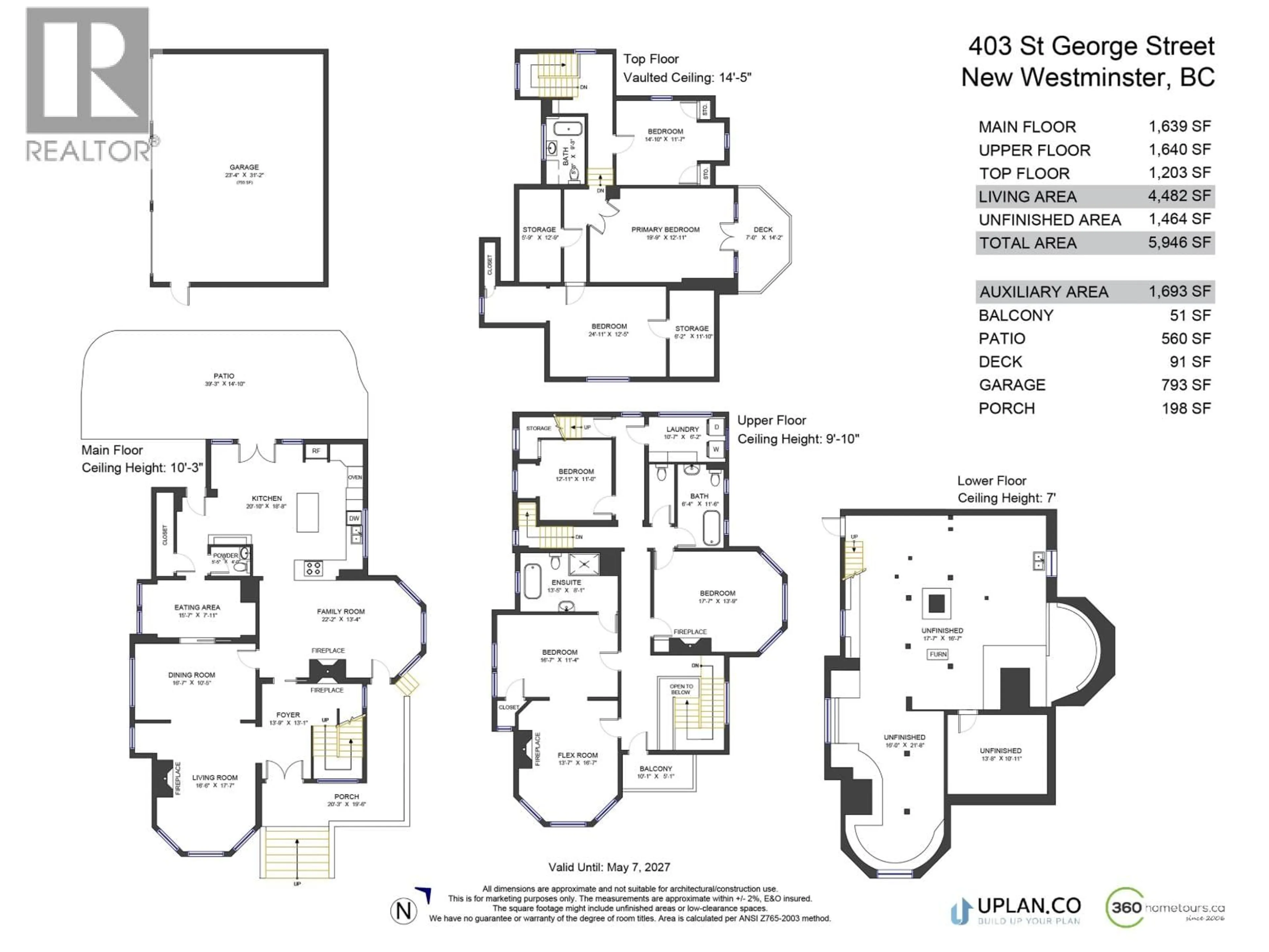 Floor plan for 403 ST. GEORGE STREET, New Westminster British Columbia V3L1L1