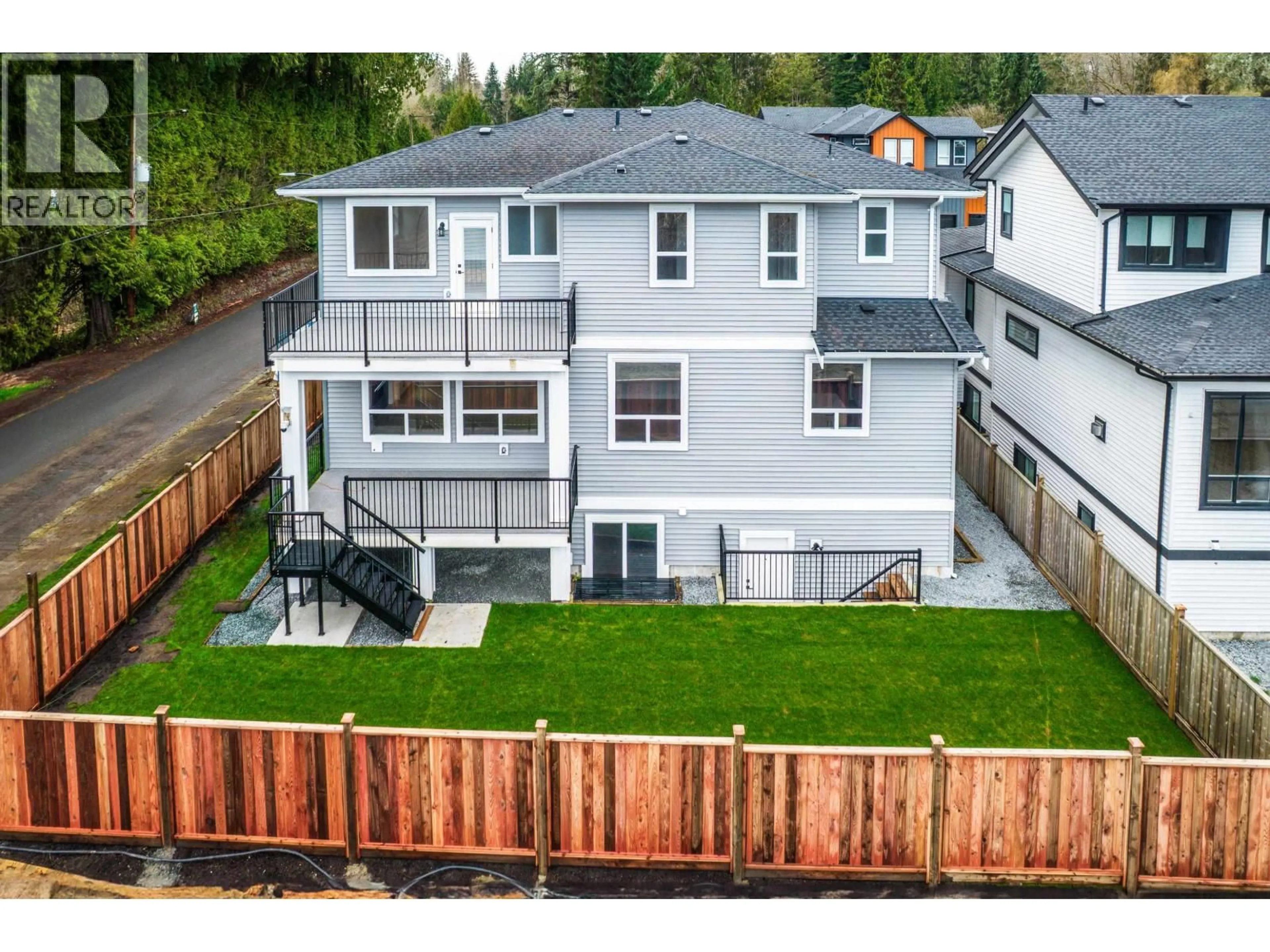 A pic from outside/outdoor area/front of a property/back of a property/a pic from drone, mountain view for 11002 243B STREET, Maple Ridge British Columbia V2W1H5