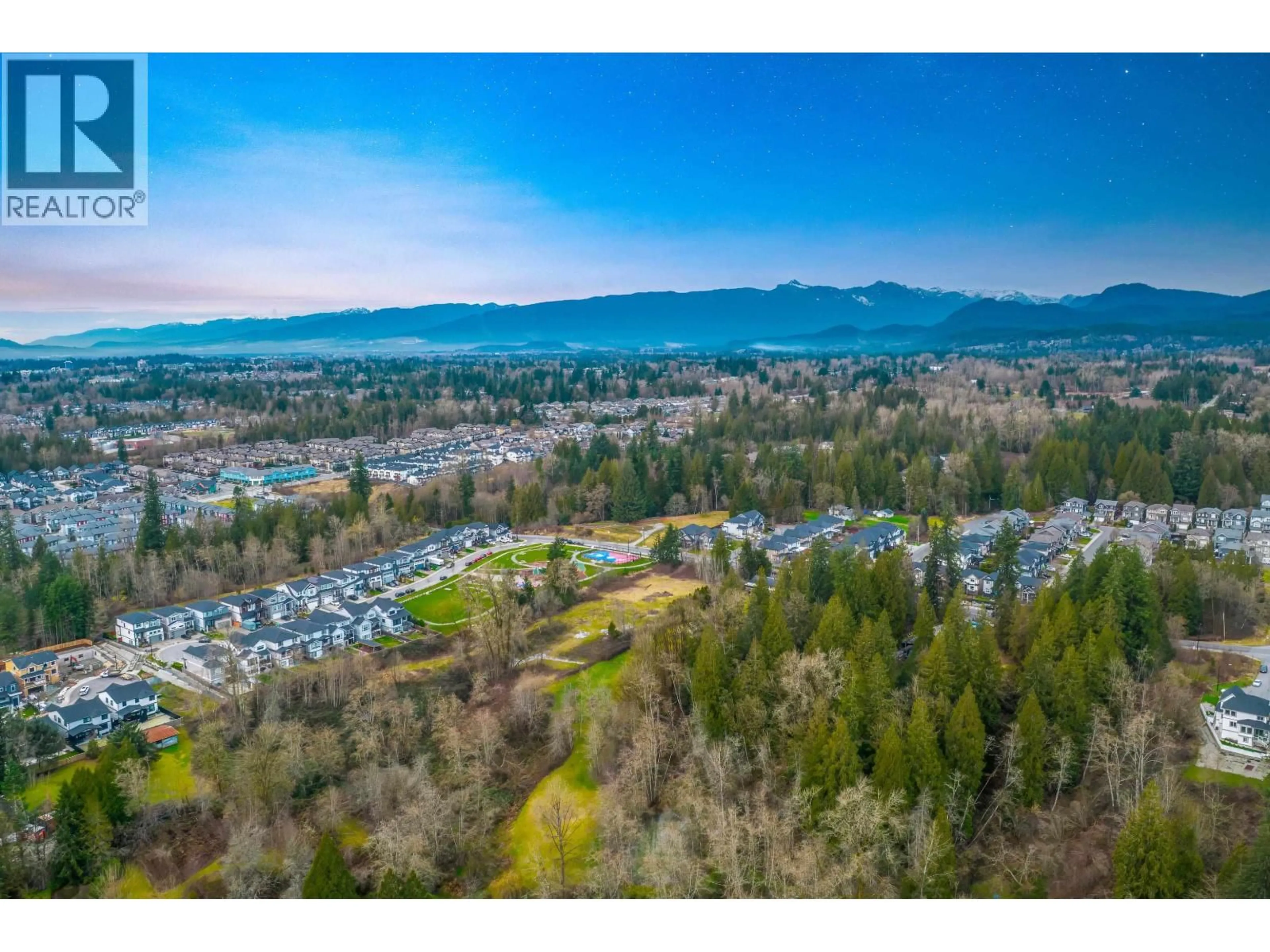 A pic from outside/outdoor area/front of a property/back of a property/a pic from drone, mountain view for 11002 243B STREET, Maple Ridge British Columbia V2W1H5
