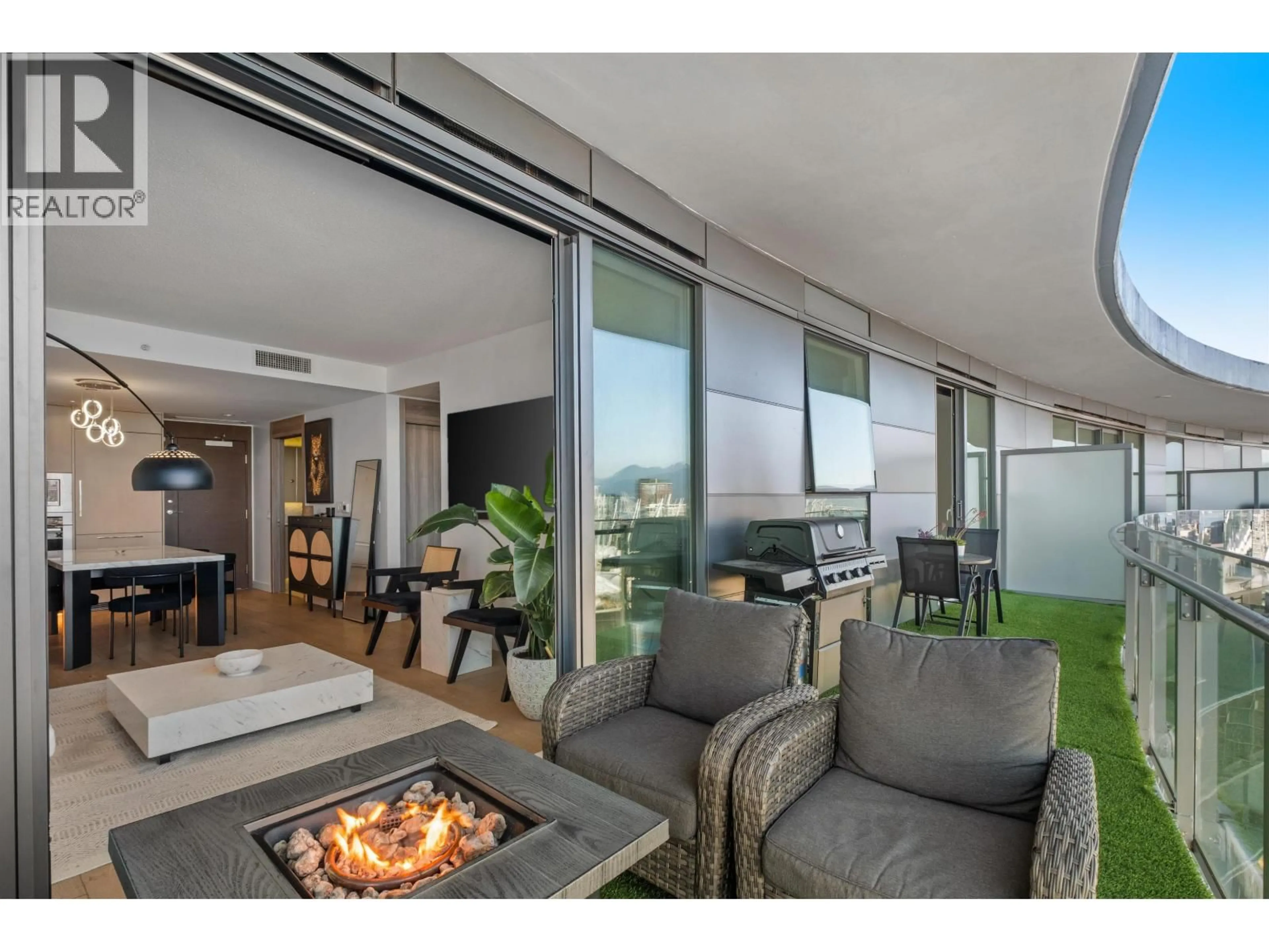 Living room with furniture, unknown for 2916 - 89 NELSON STREET, Vancouver British Columbia V6Z0E7