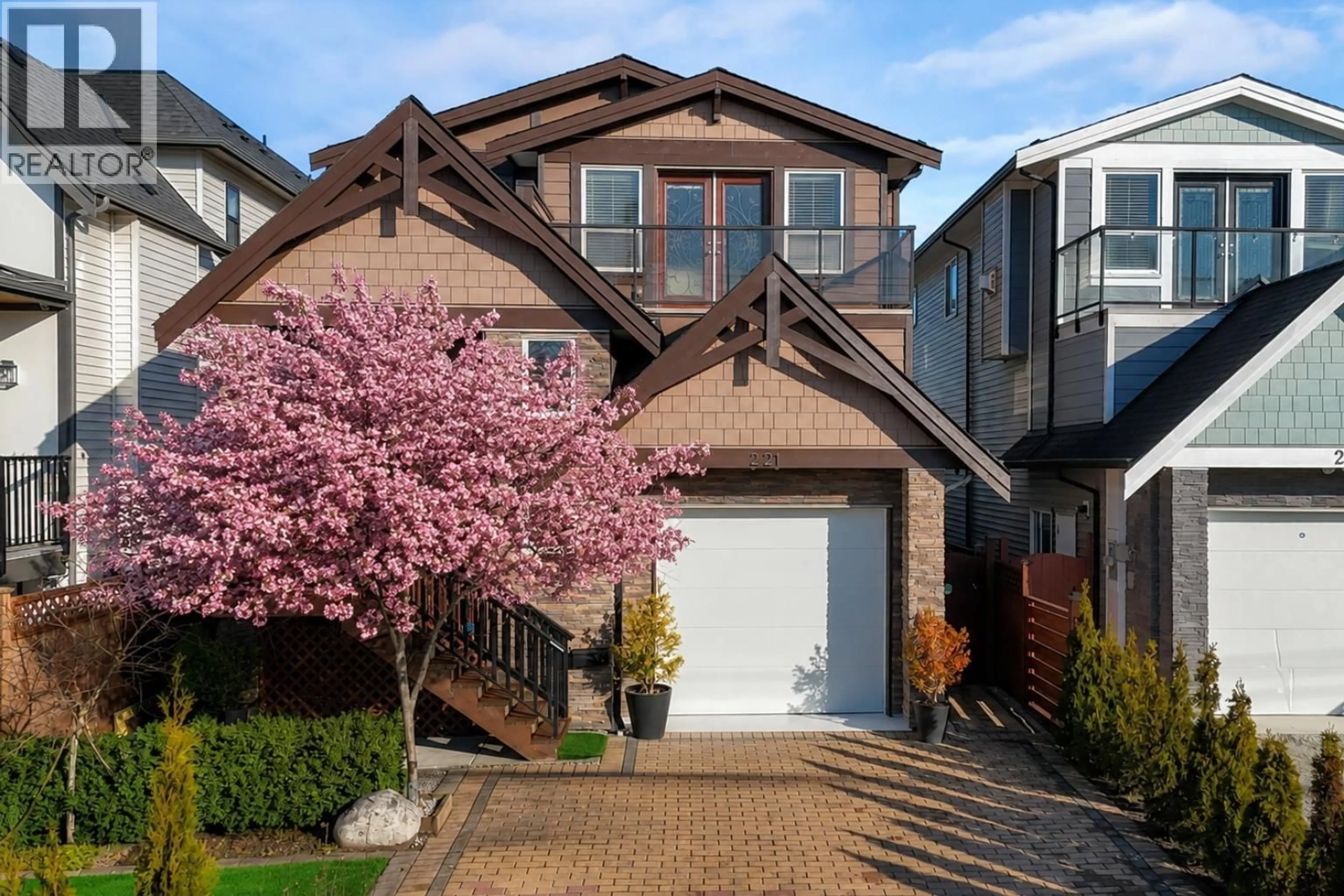 Home with brick exterior material, street for 221 CAMPBELL STREET, New Westminster British Columbia V3M5K8