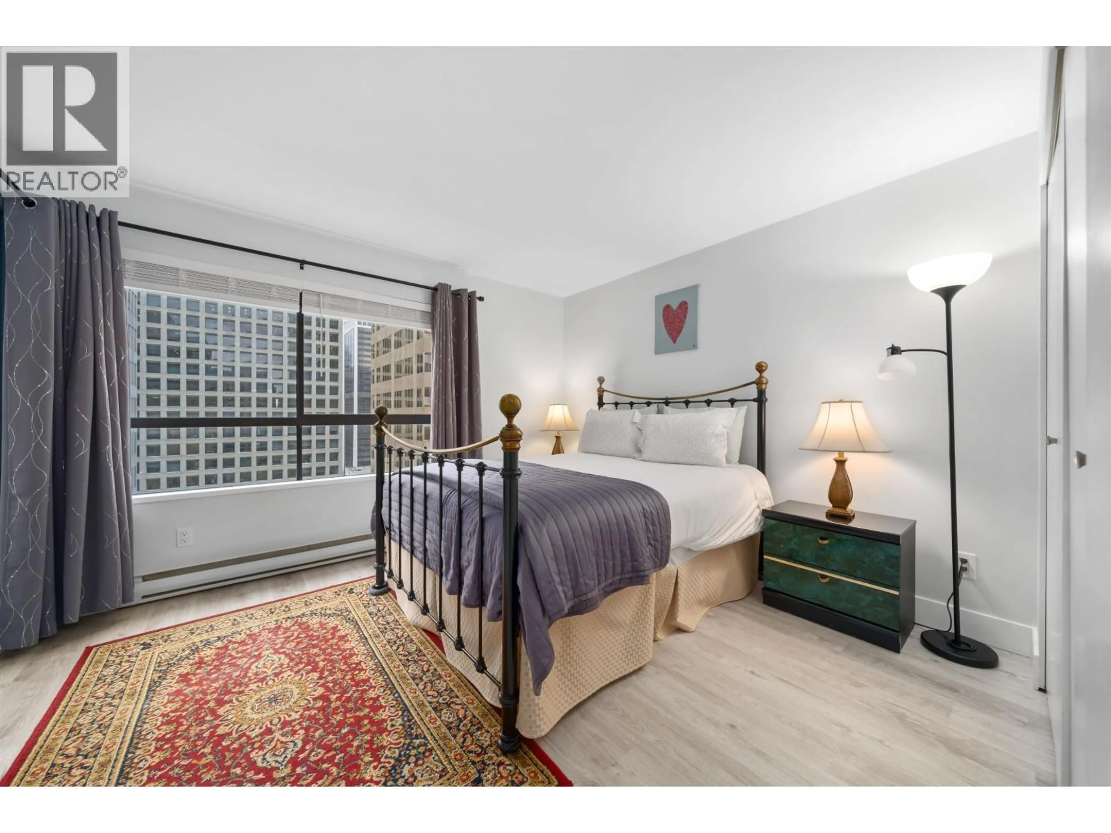 Bedroom with bed, unknown for 1403 - 1060 ALBERNI STREET, Vancouver British Columbia V6E4K2