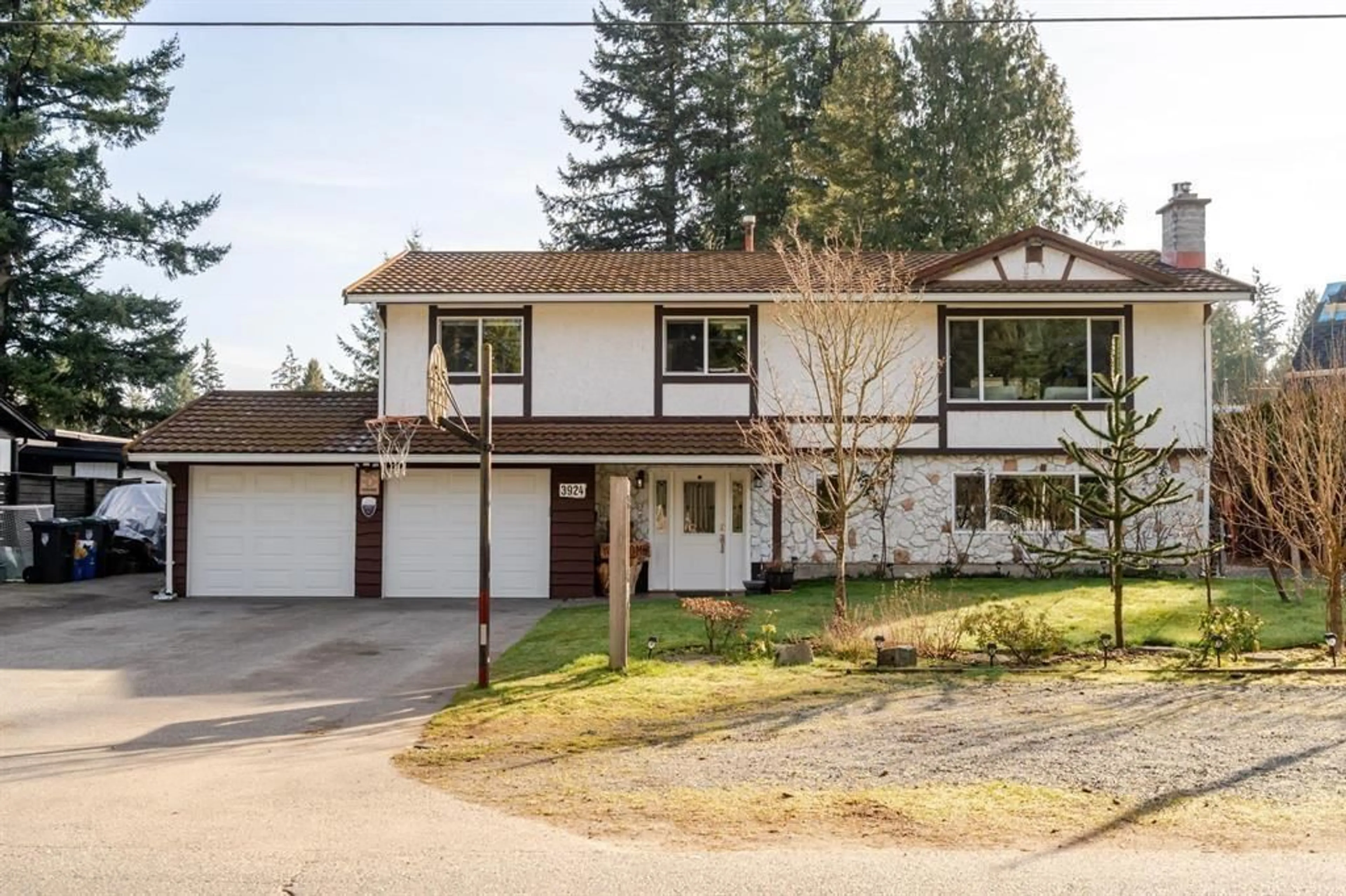 Home with vinyl exterior material, street for 3924 205B STREET, Langley British Columbia V3A2B3