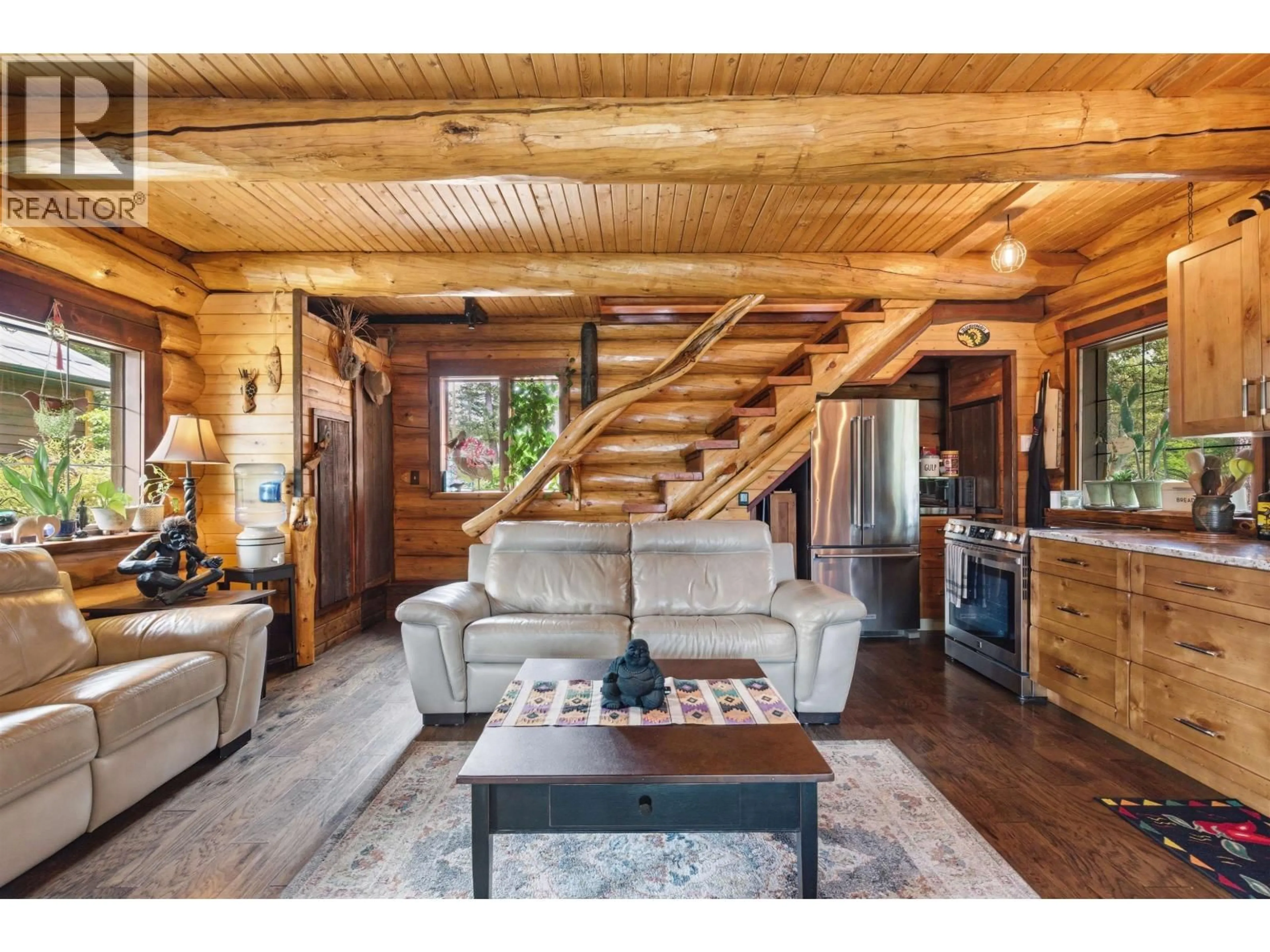 Living room with furniture, wood/laminate floor for 3485 CHIMNEY LAKE ROAD, Williams Lake British Columbia V2G5J4
