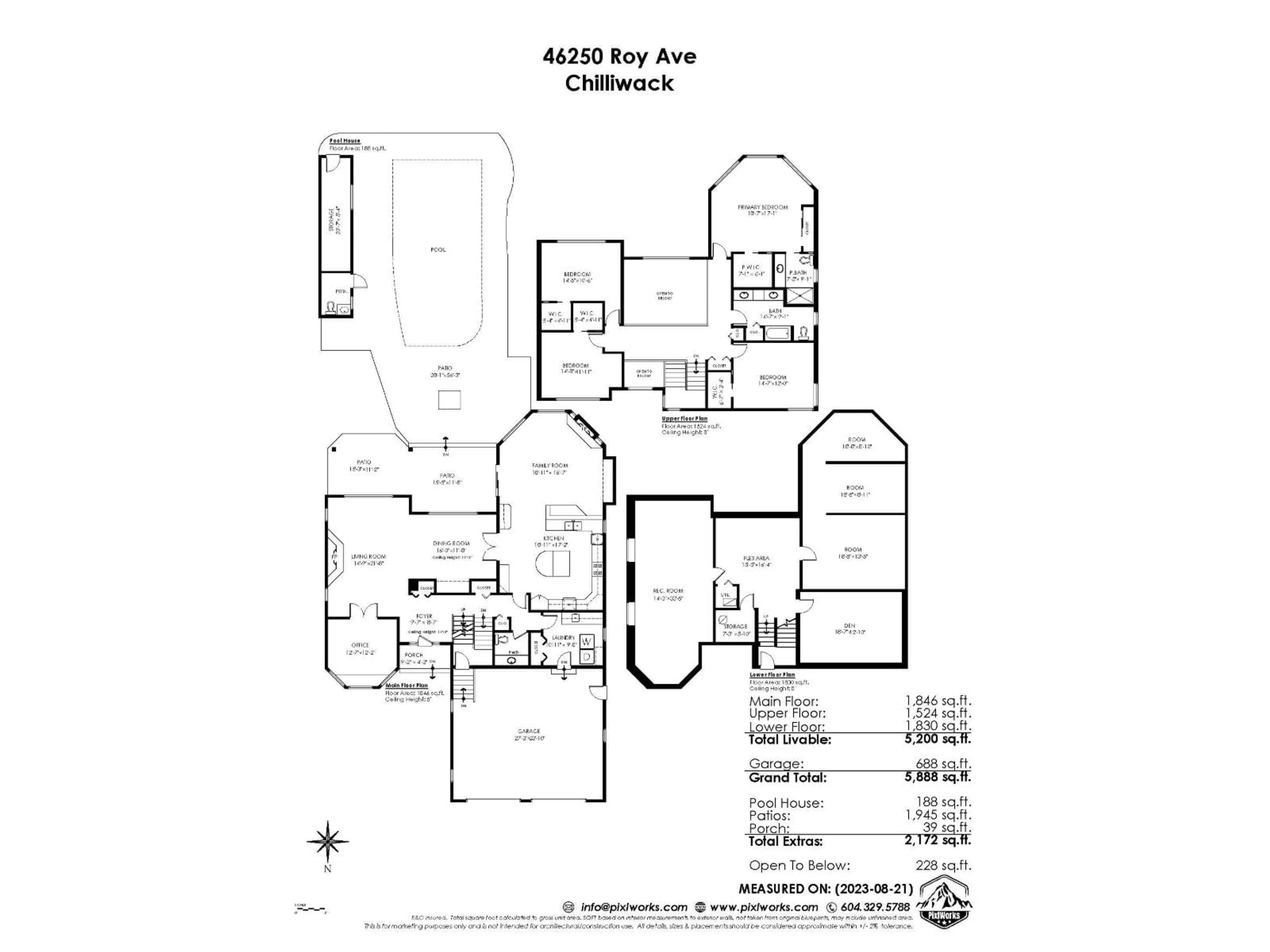 Floor plan for 46250 ROY AVENUE, Chilliwack British Columbia V2R2W2
