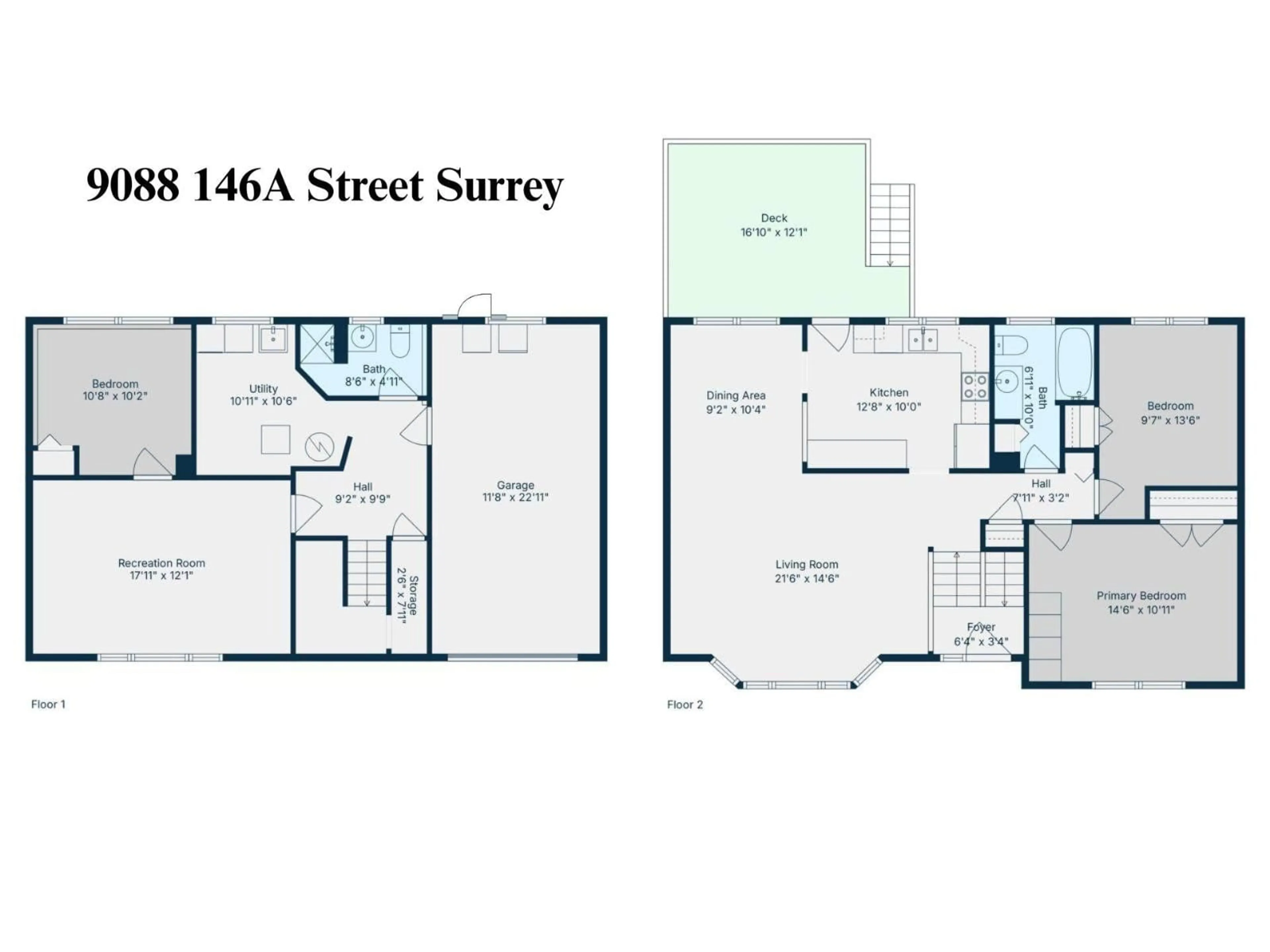Floor plan for 9088 146A STREET, Surrey British Columbia V3R6X7