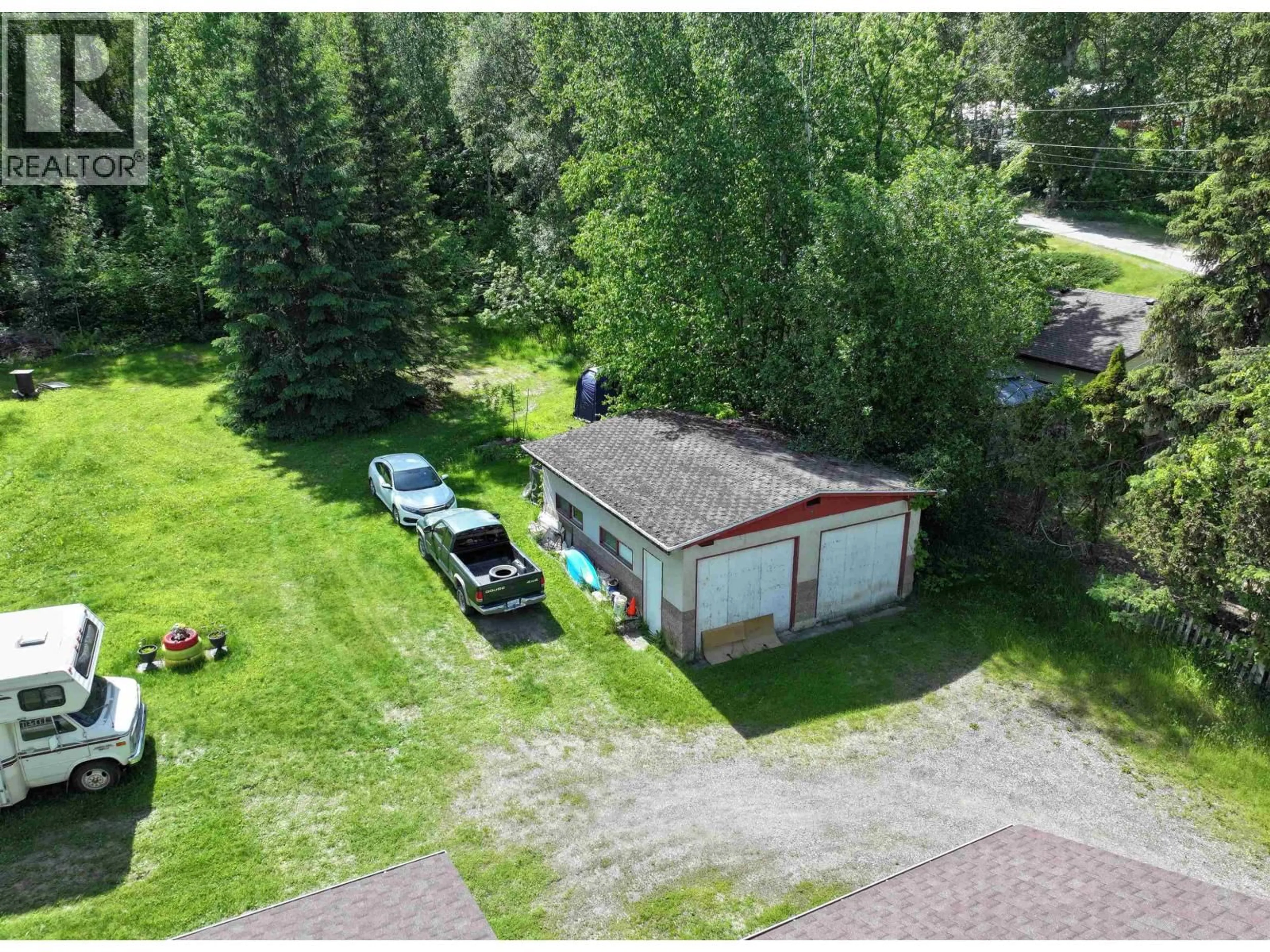A pic from outside/outdoor area/front of a property/back of a property/a pic from drone, unknown for 1399 NORTH FRASER DRIVE, Quesnel British Columbia V2J1Z8