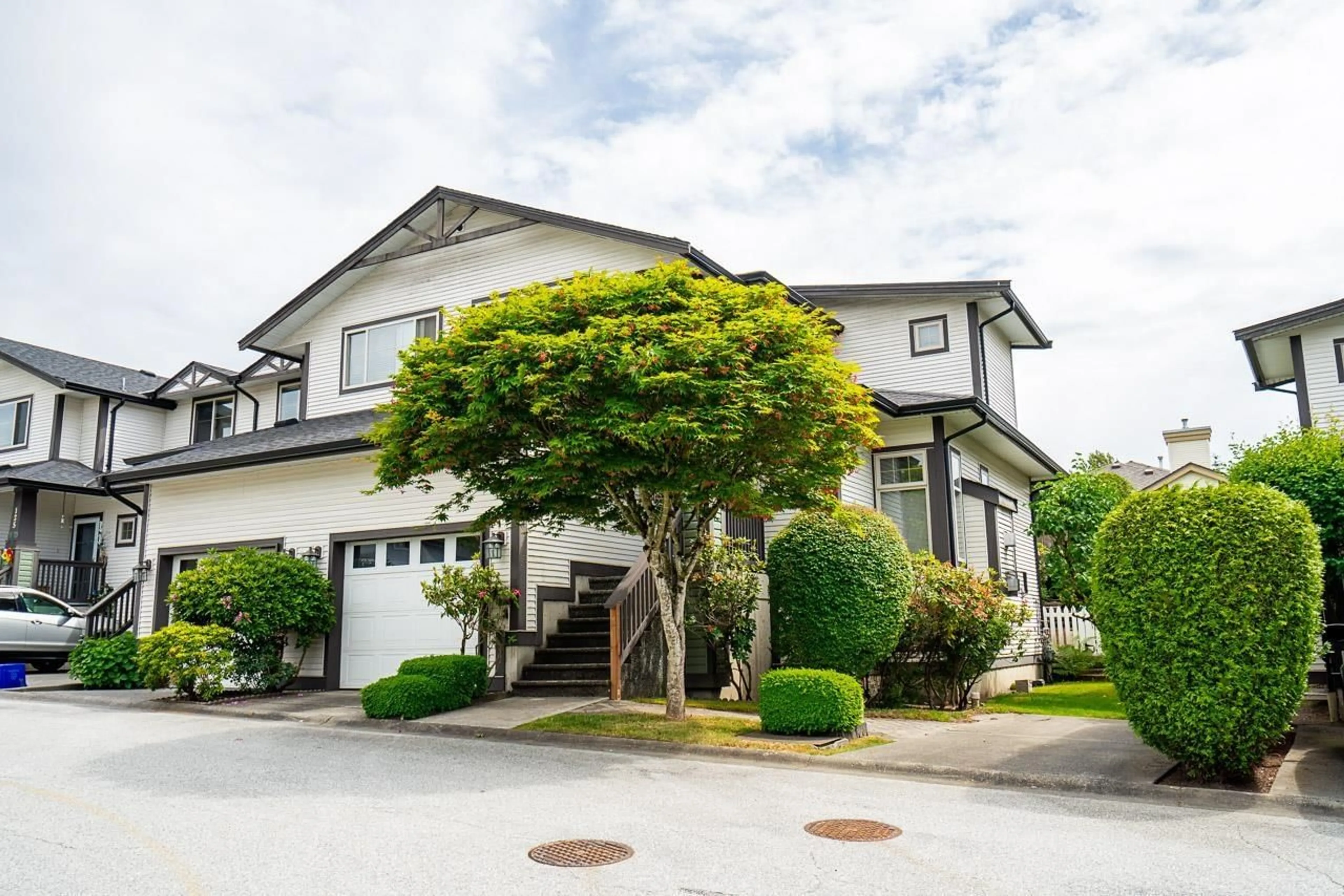 Home with vinyl exterior material, street for 123 - 20820 87 AVENUE, Langley British Columbia V1M3W5