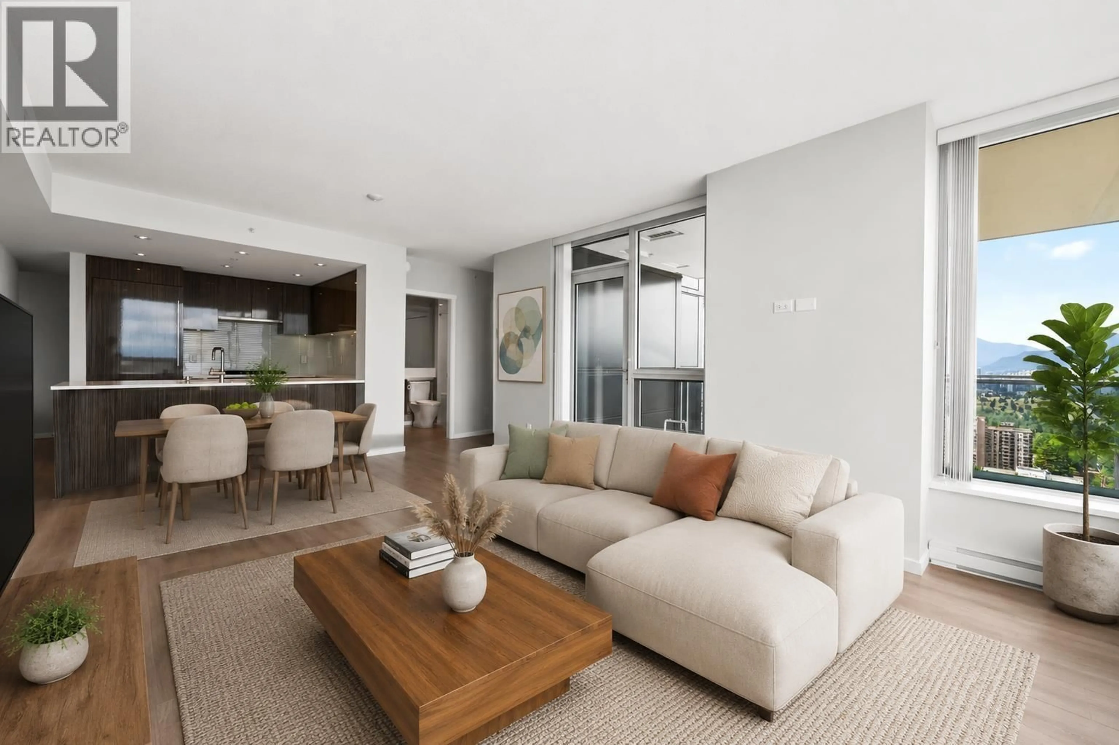 Living room with furniture, unknown for 2806 - 6638 DUNBLANE AVENUE, Burnaby British Columbia V5H0G8