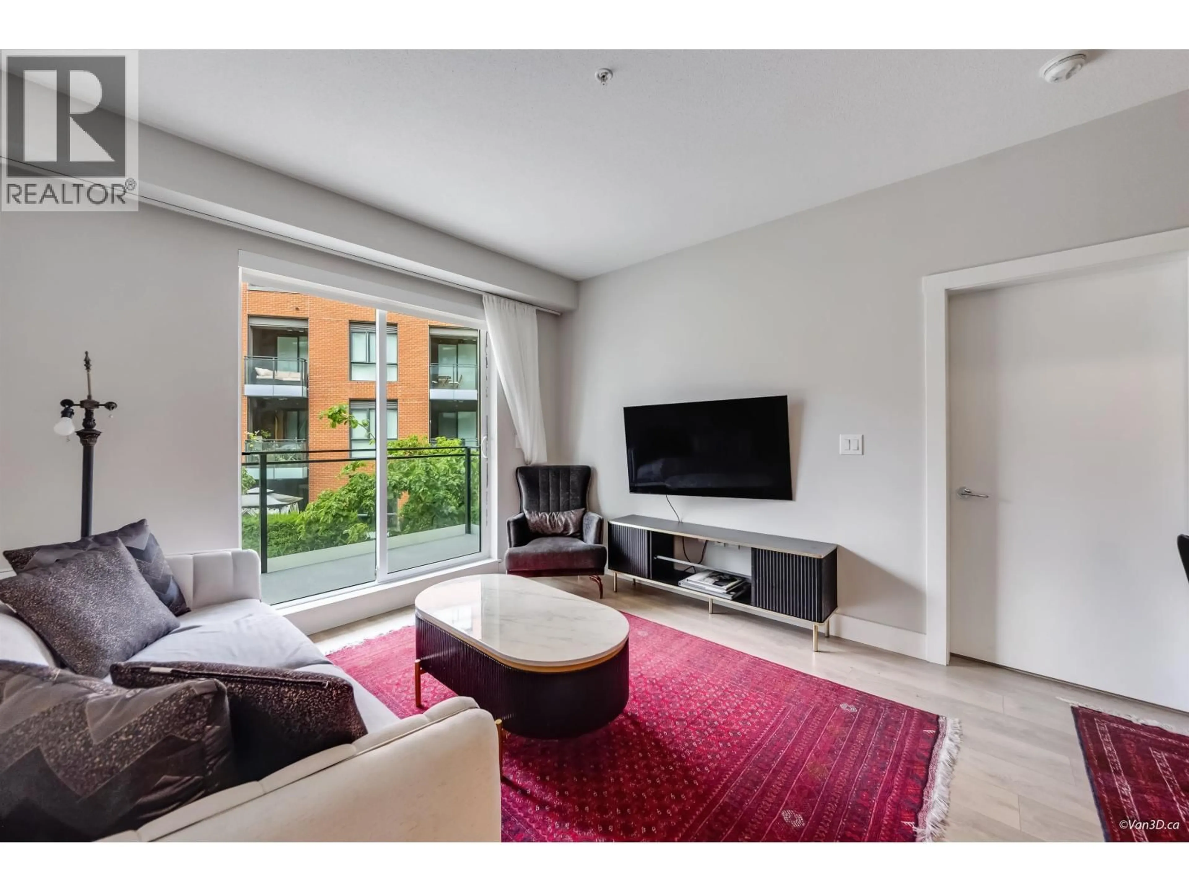Living room with furniture, unknown for 310 - 3588 SAWMILL CRESCENT, Vancouver British Columbia V5S0H5