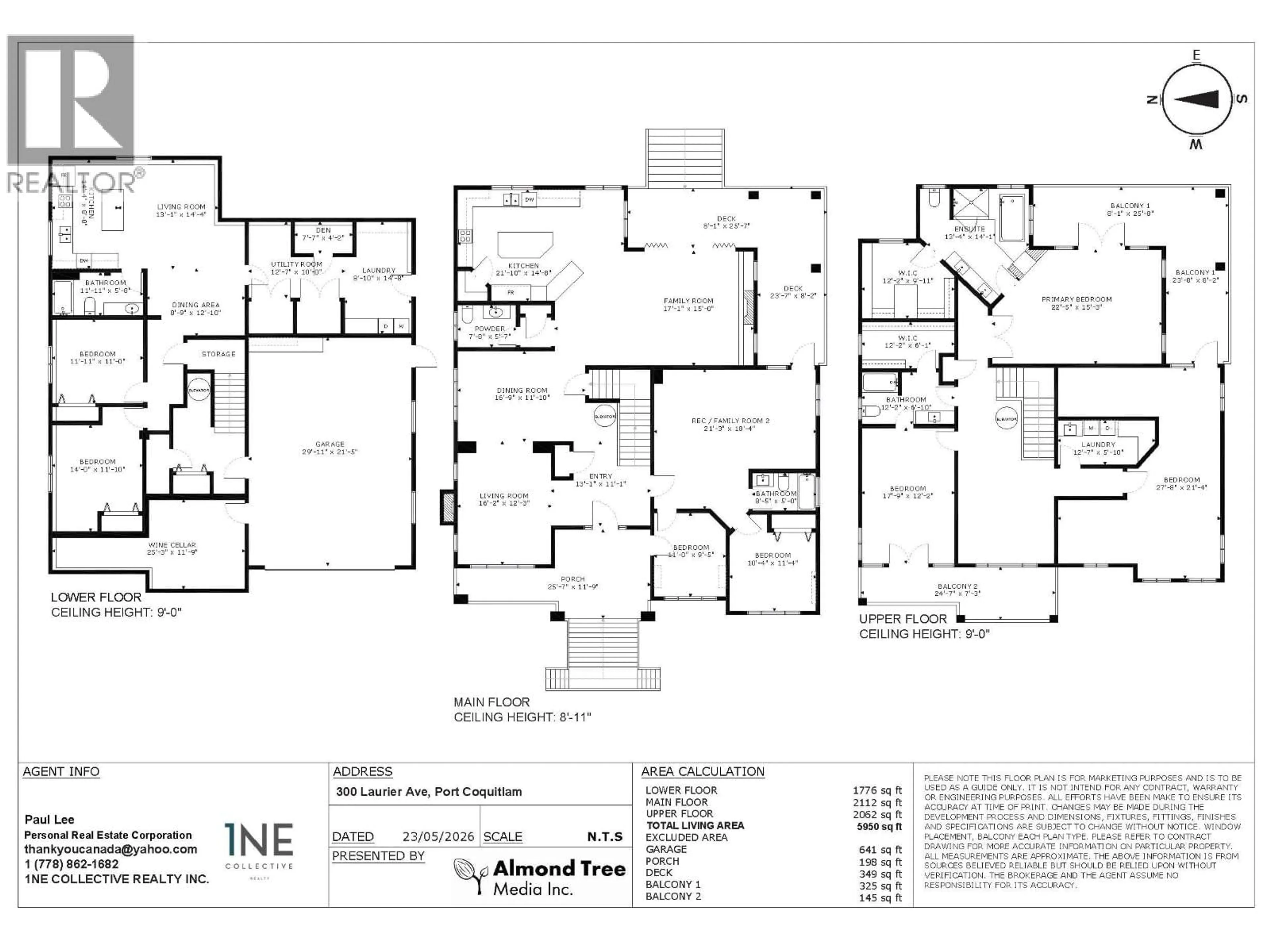 Floor plan for 300 LAURIER AVENUE, Port Coquitlam British Columbia V3E2G1