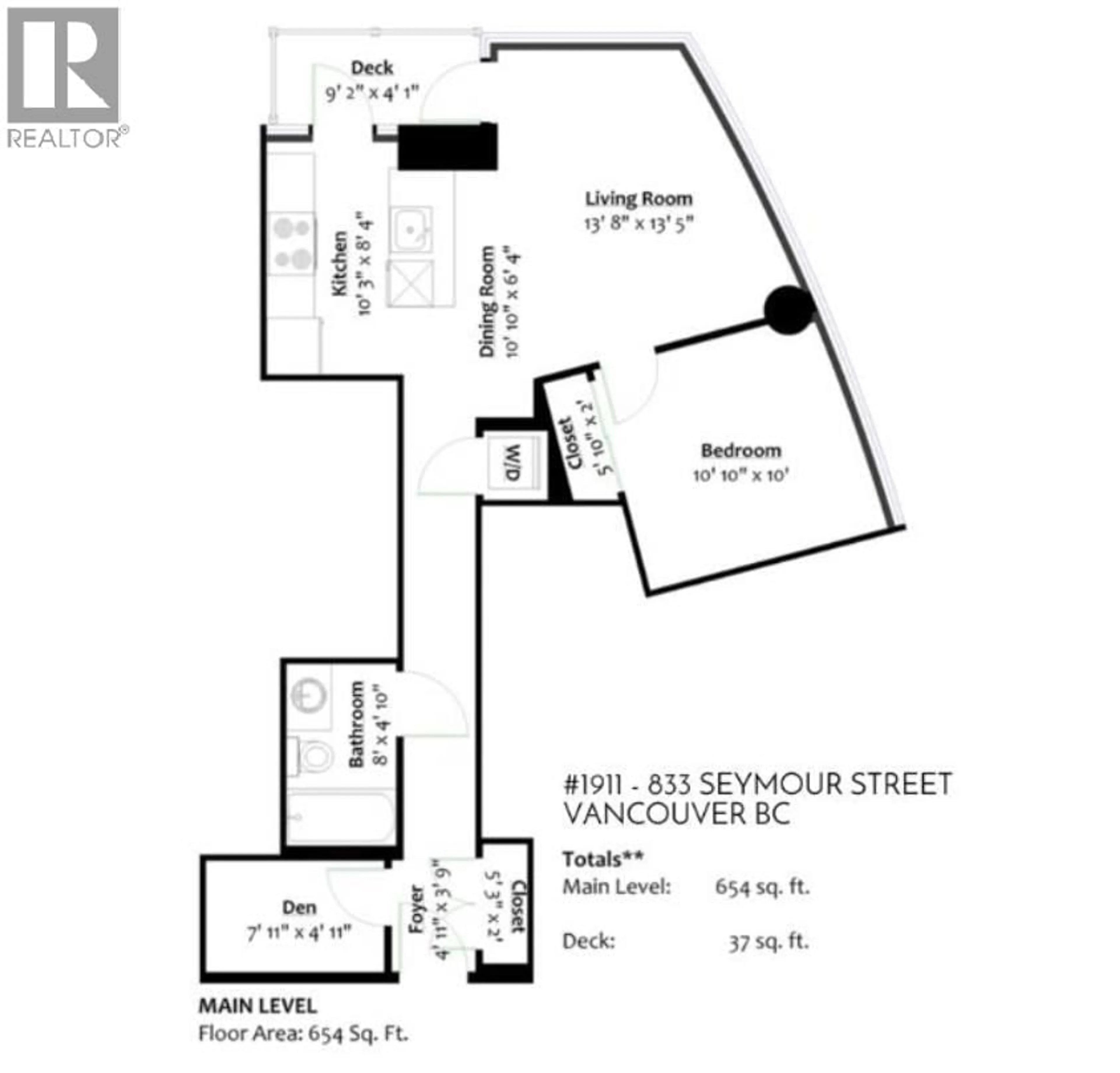 Unknown for 1911 - 833 SEYMOUR STREET, Vancouver British Columbia V6B0G4