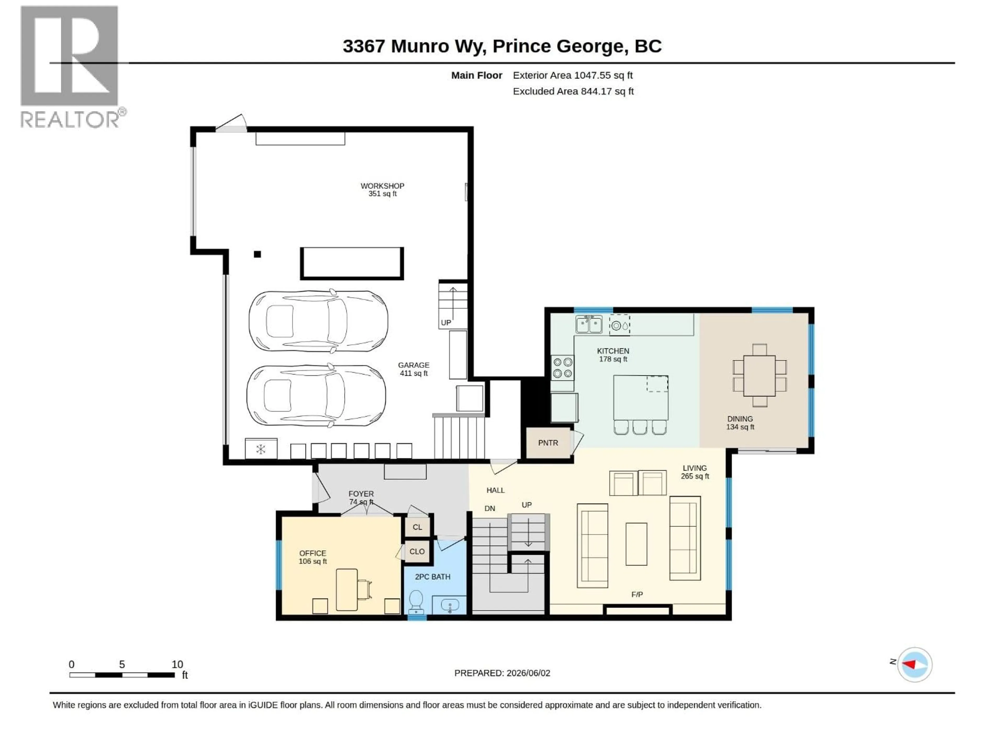 Floor plan for 3367 MUNRO WAY, Prince George British Columbia V2N0K1