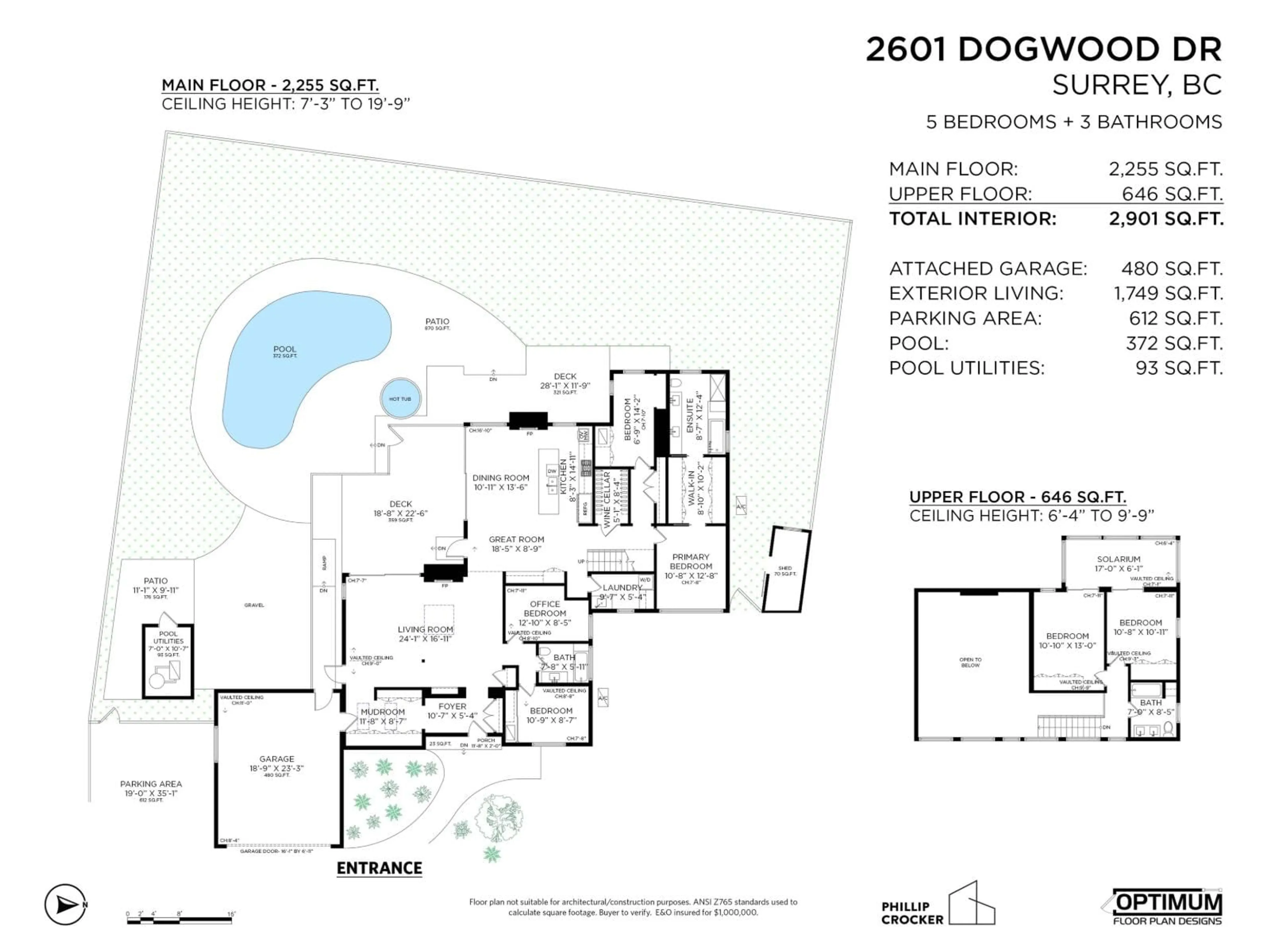 Floor plan for 2601 DOGWOOD DRIVE, Surrey British Columbia V4A3K4