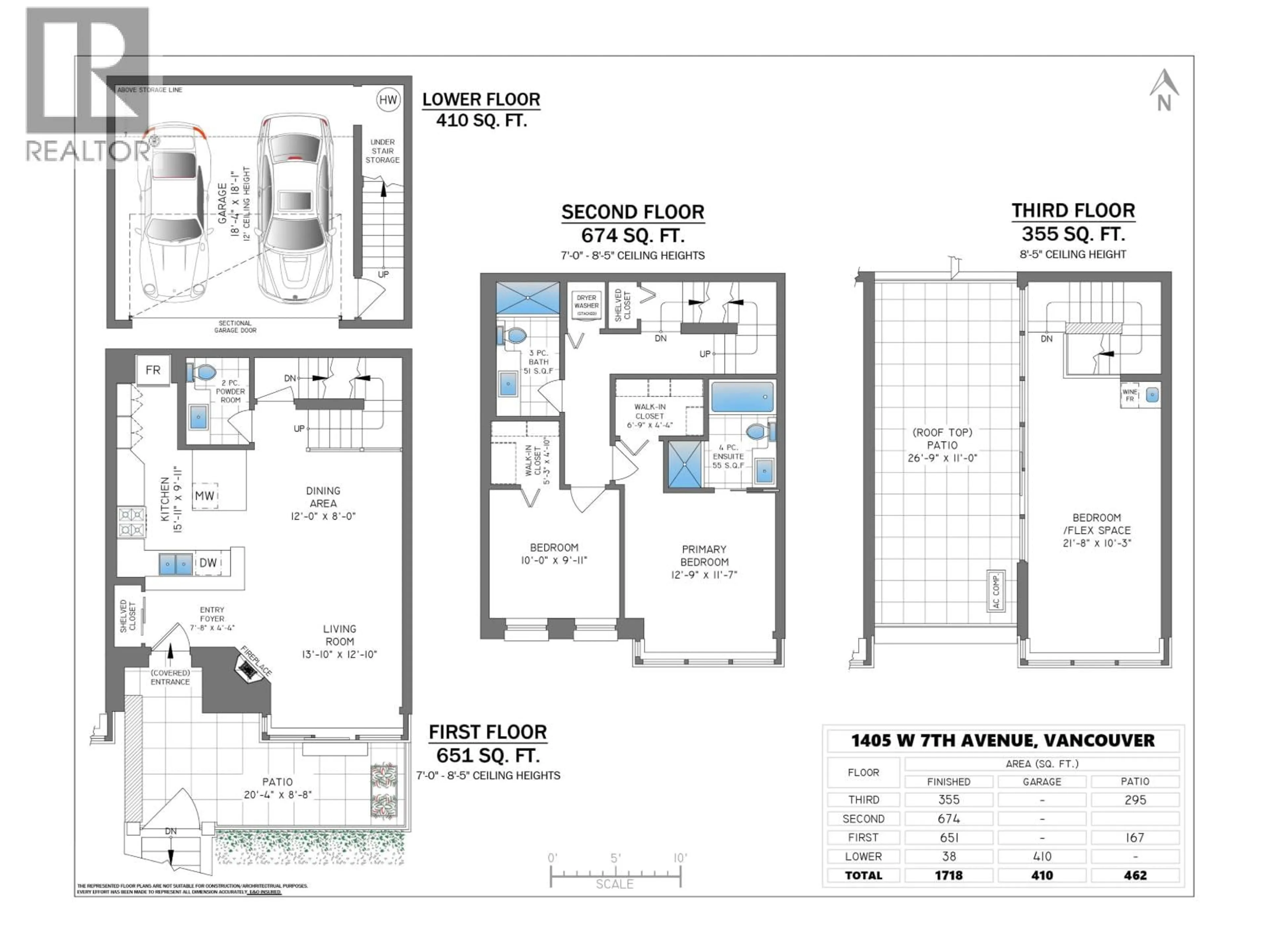Floor plan for 1405 7TH AVENUE, Vancouver British Columbia V6H4H2