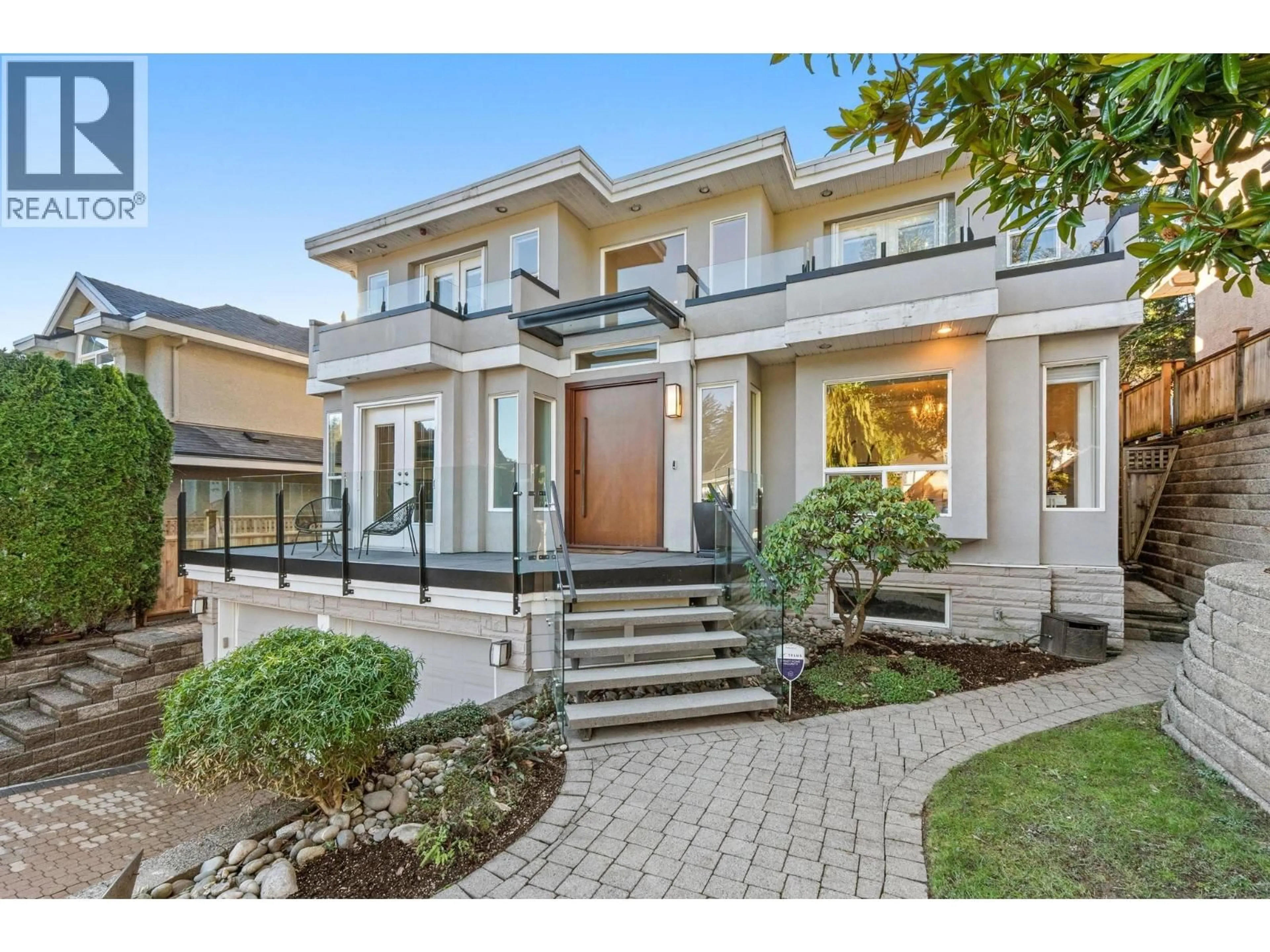 Home with brick exterior material, street for 1725 ORKNEY PLACE, North Vancouver British Columbia V7H2Z1
