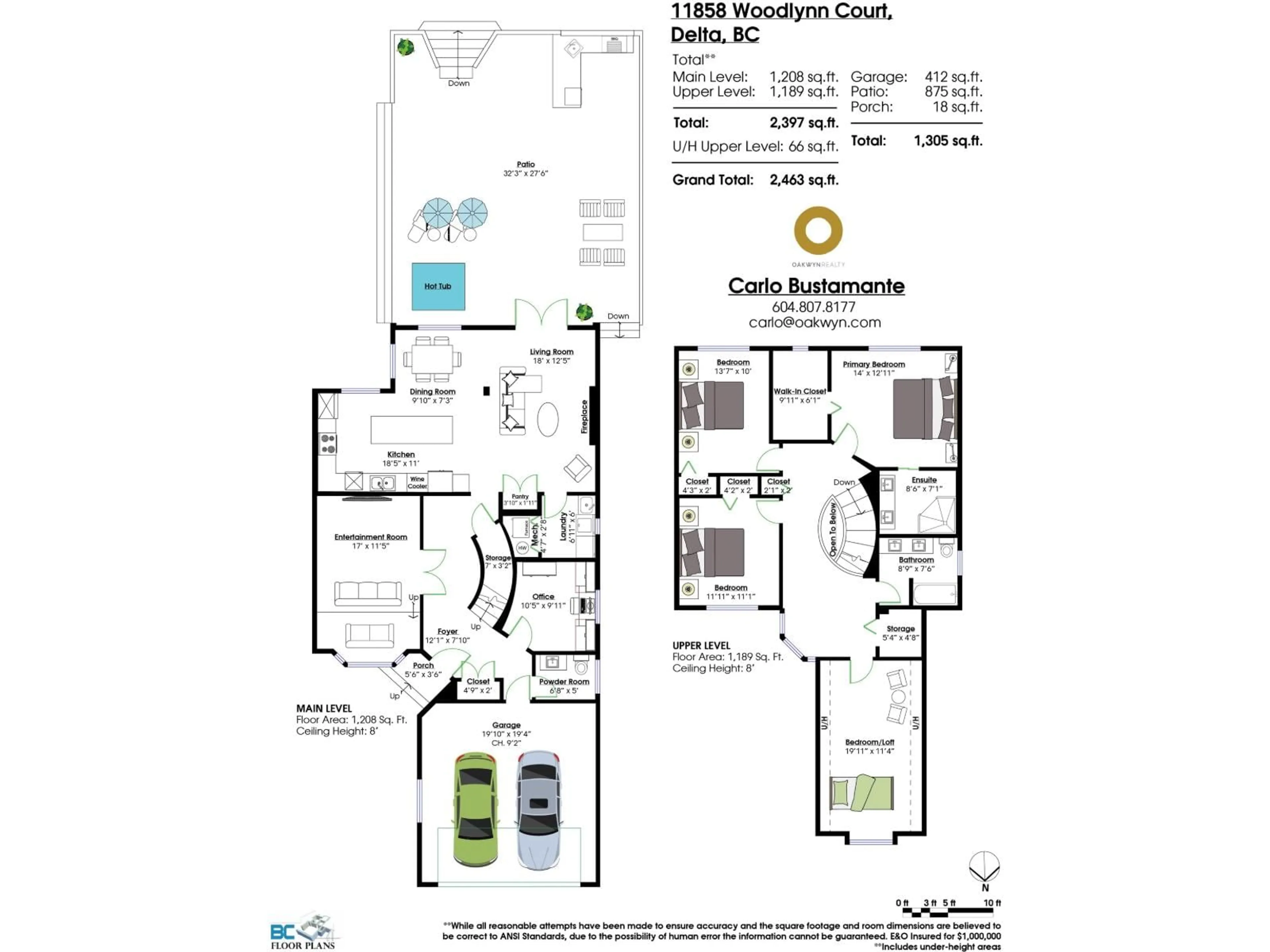 Floor plan for 11858 WOODLYNN COURT, Delta British Columbia V4E3G6
