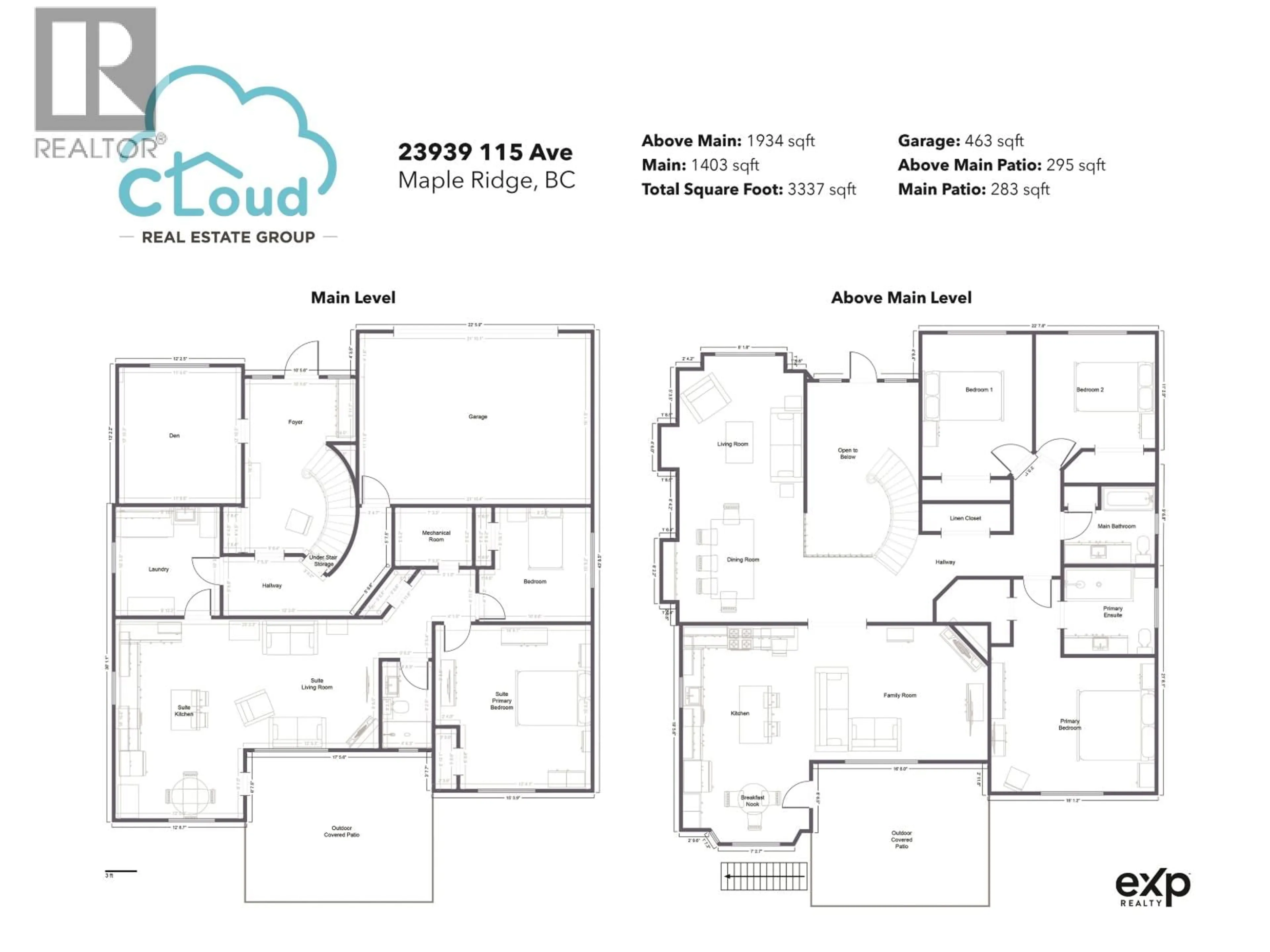 Floor plan for 23939 115 AVENUE, Maple Ridge British Columbia V2W1X2