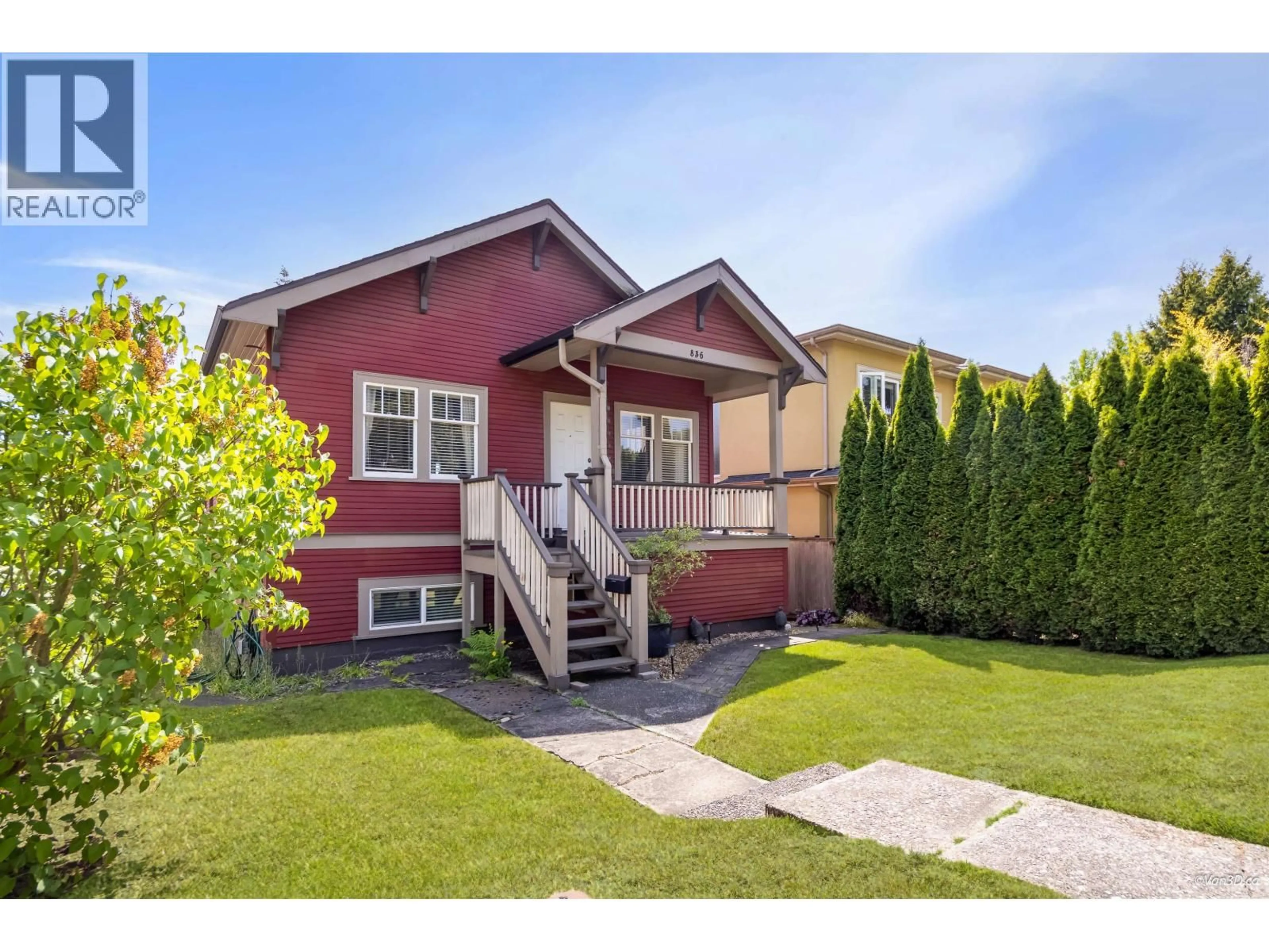 Home with vinyl exterior material, street for 836 68TH AVENUE, Vancouver British Columbia V6P2V2