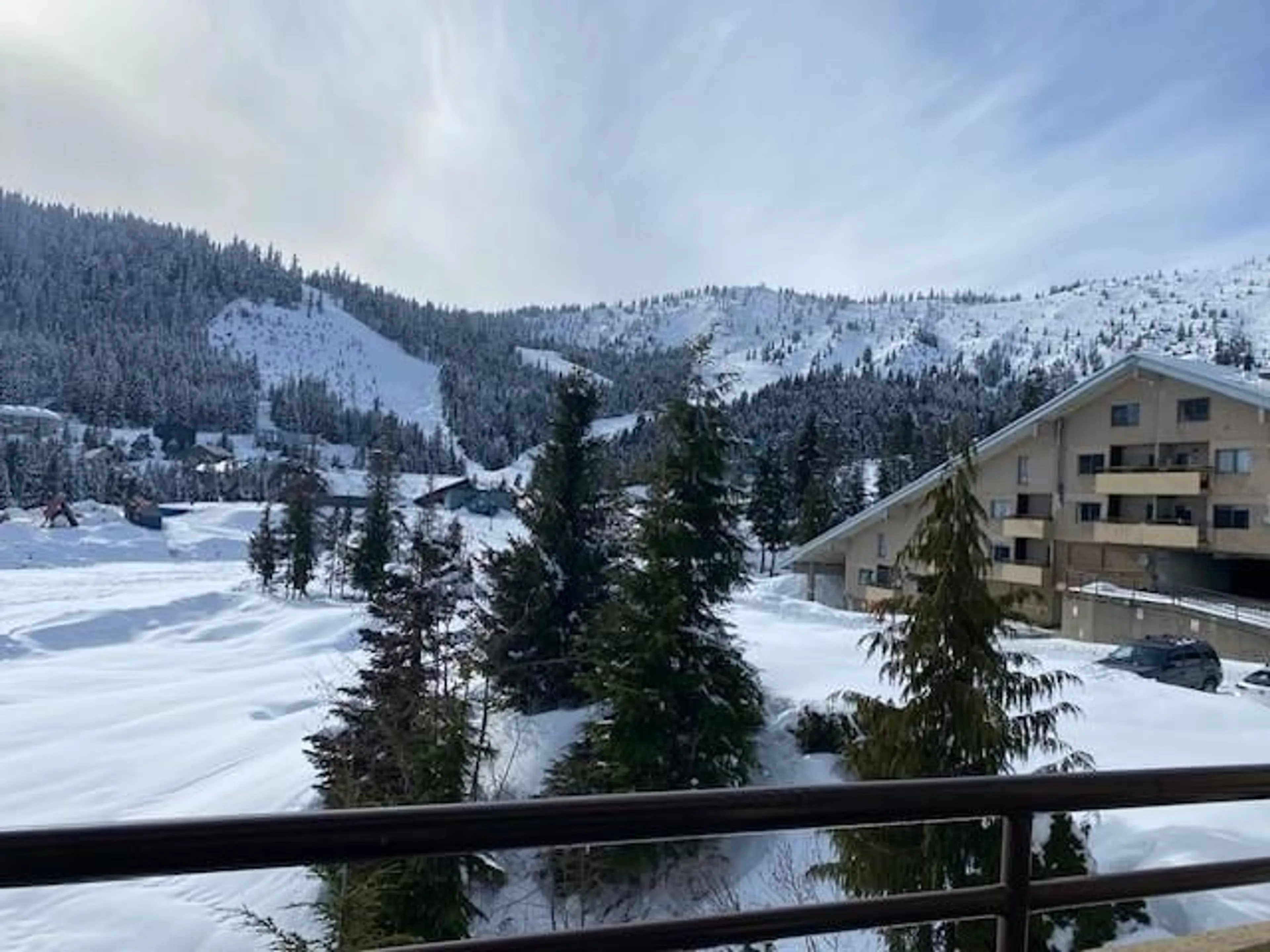 Balcony in the apartment, mountain view for 303B - 21000 ENZIAN WAY, Agassiz British Columbia V0M1A1