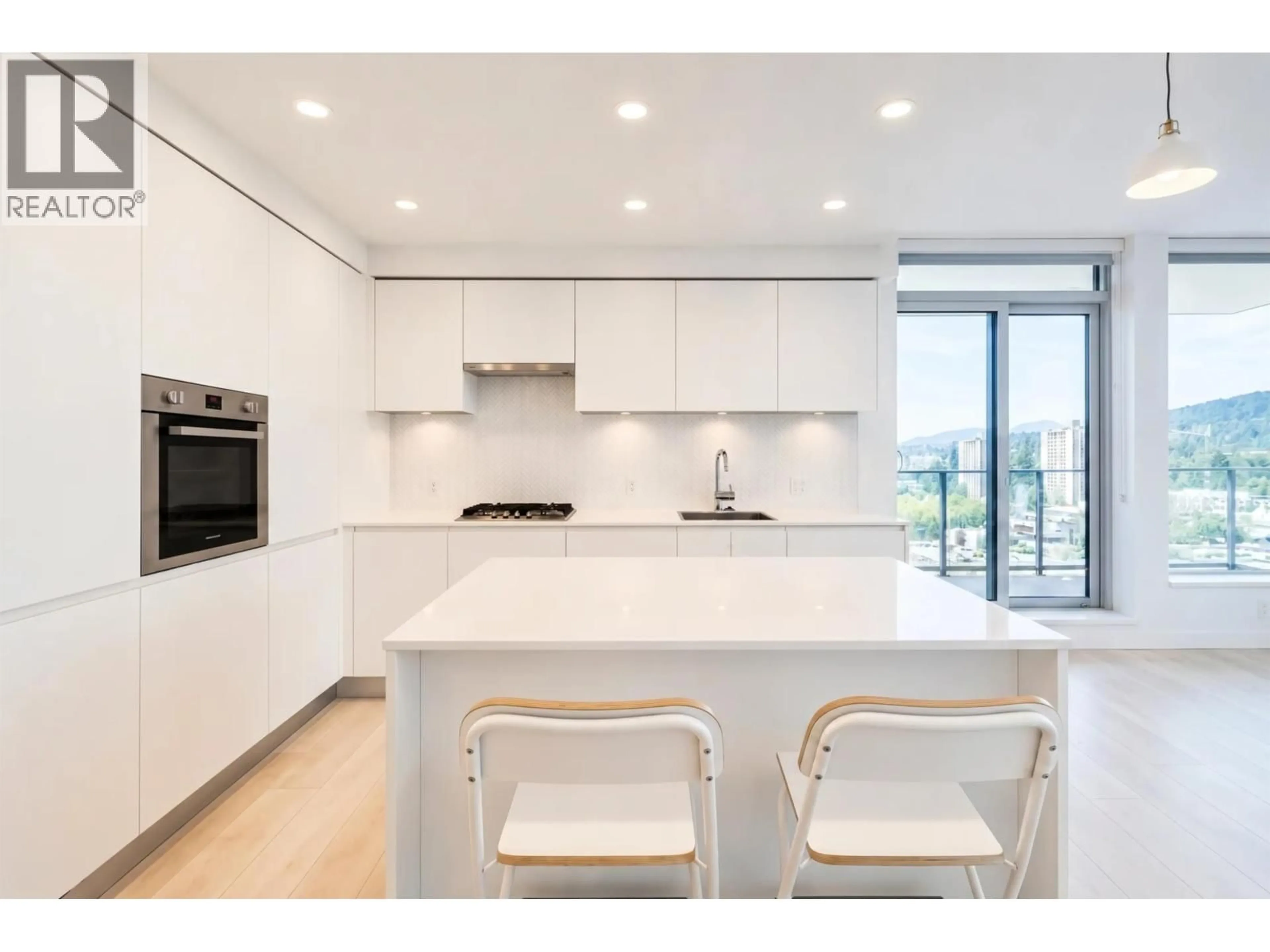 Open concept kitchen, ceramic/tile floor for 1110 - 3809 EVERGREEN PLACE, Burnaby British Columbia V3J0M1