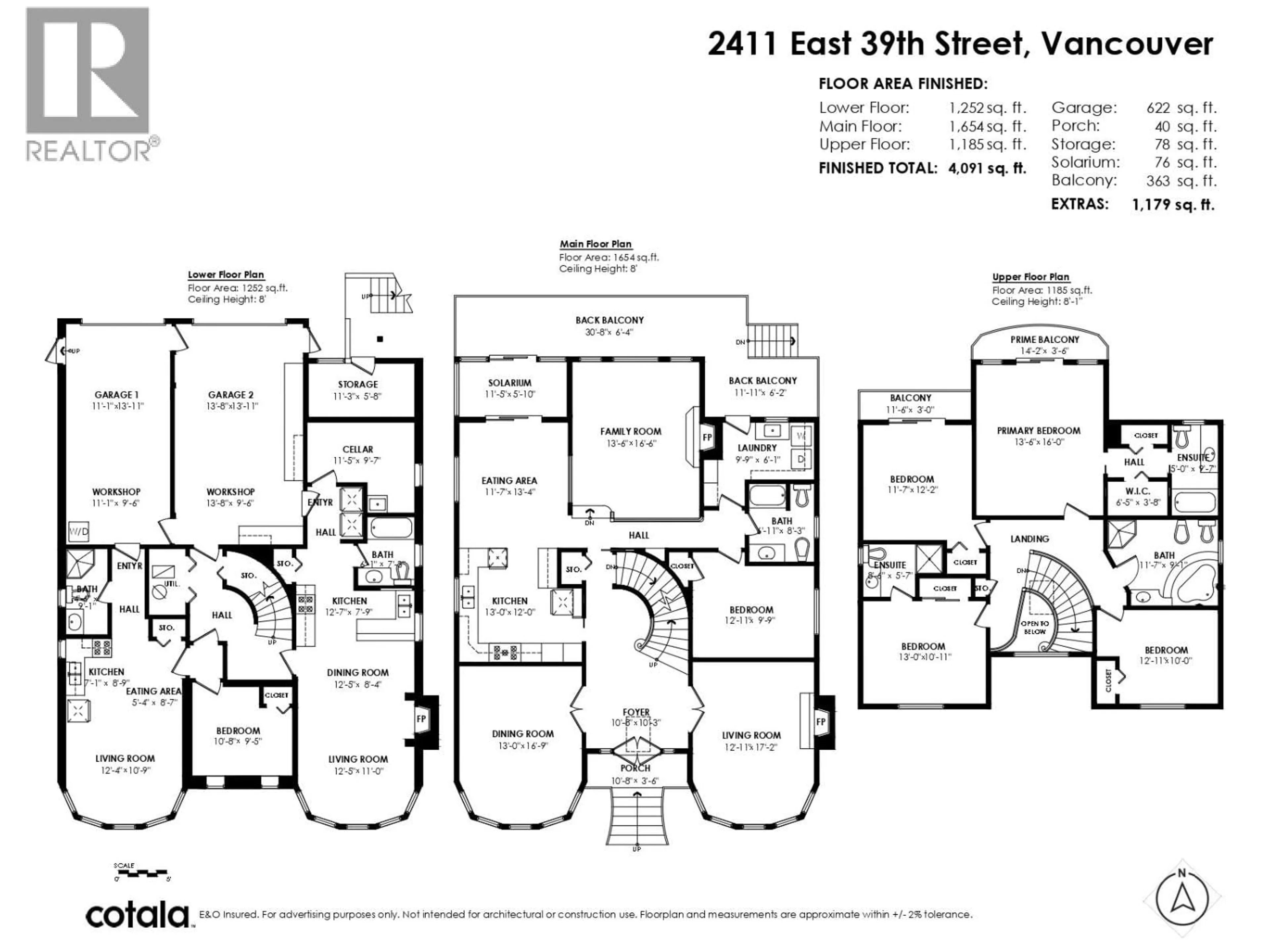 Floor plan for 2411 39TH AVENUE, Vancouver British Columbia V5R2V4