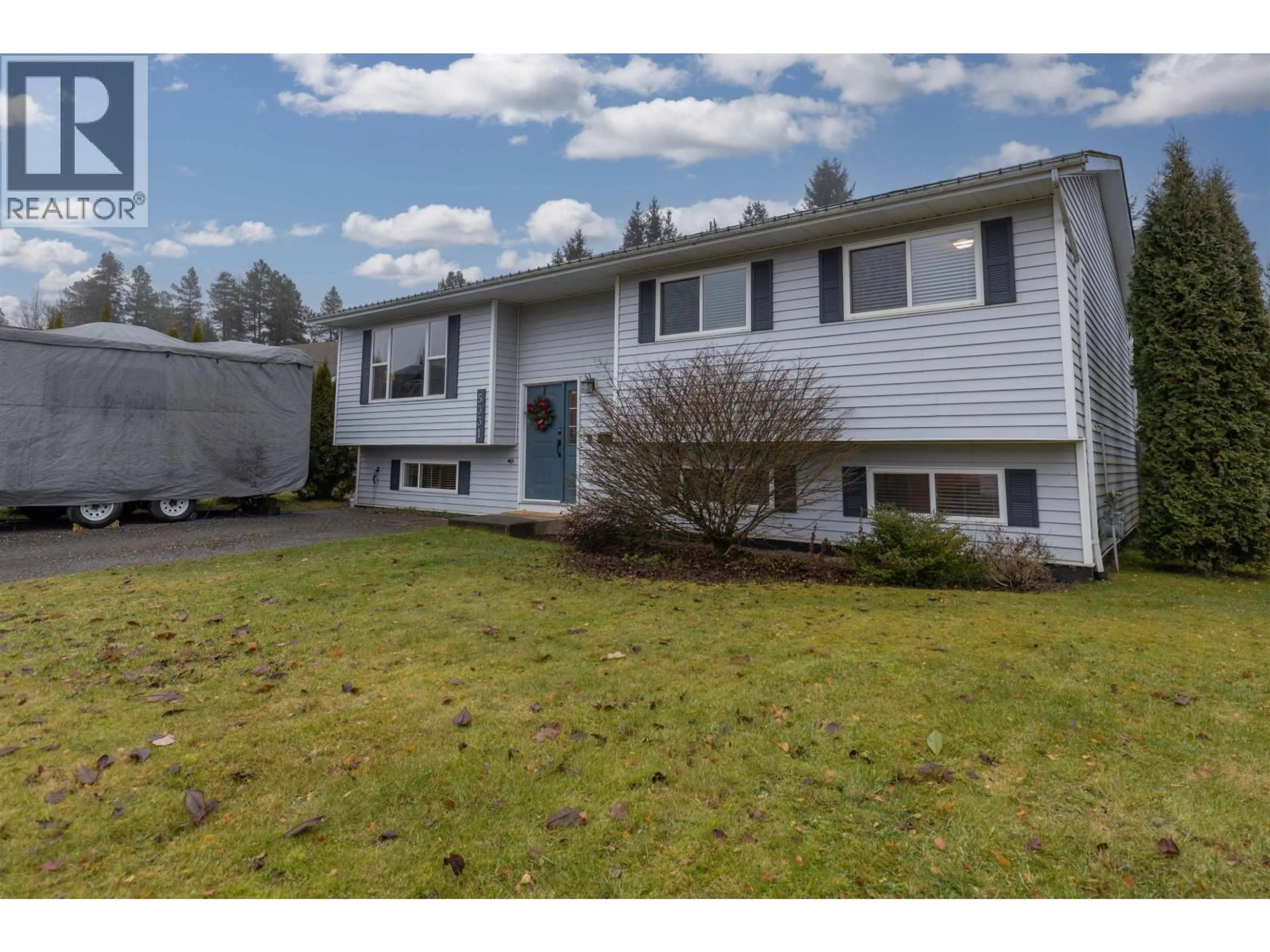 Home with vinyl exterior material, street for 5331 MOUNTAIN VISTA DRIVE, Terrace British Columbia V8G4X4