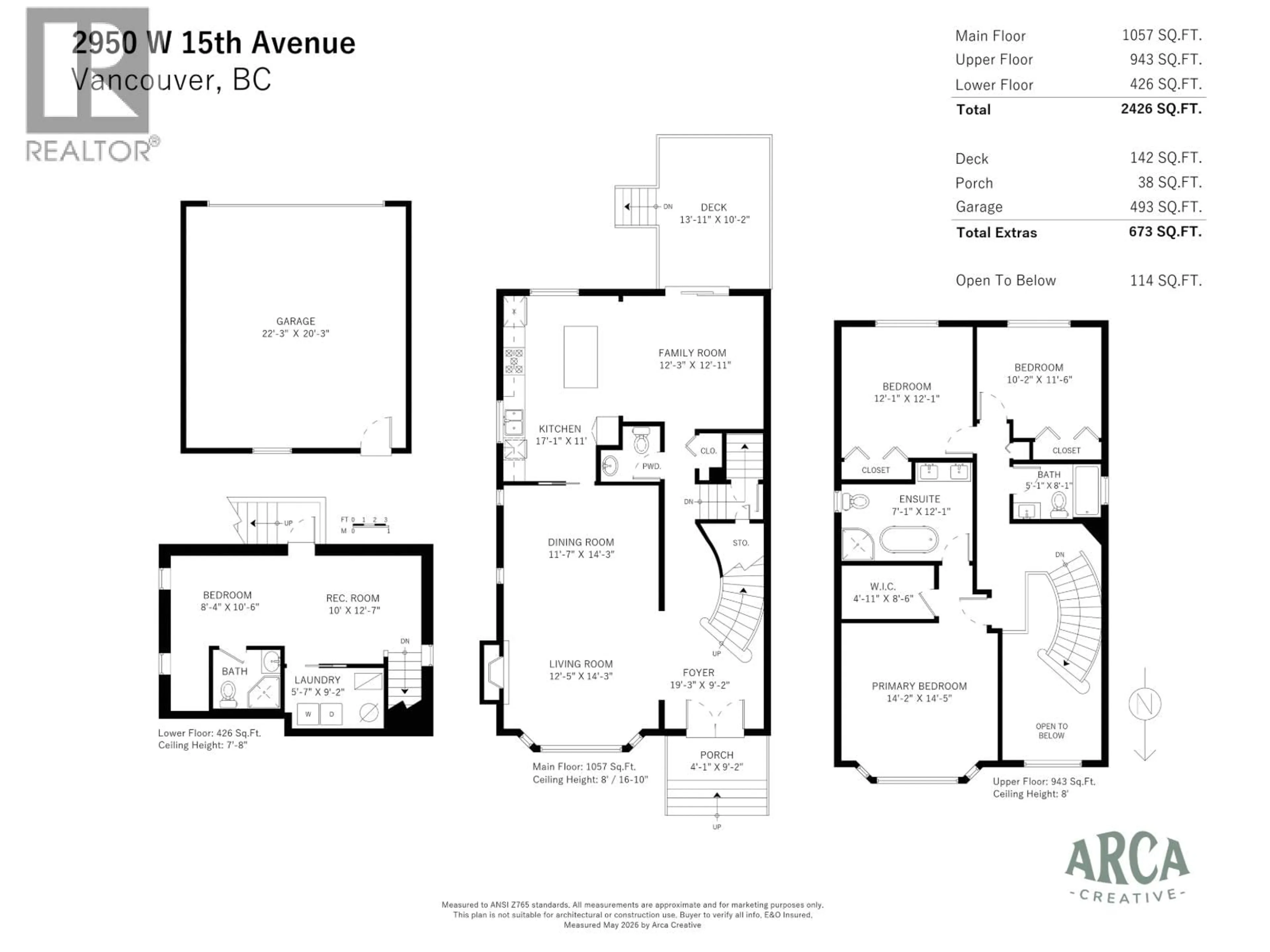 Floor plan for 2950 15TH AVENUE, Vancouver British Columbia V6K3A3